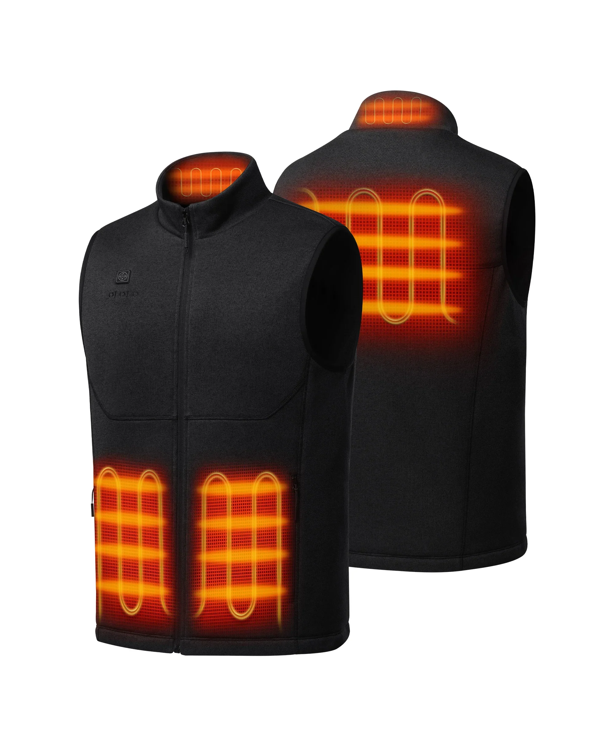 Augusta Tournament Men's 4-Zone Heated Sweater Fleece Vest (Apparel Only) - Image 13