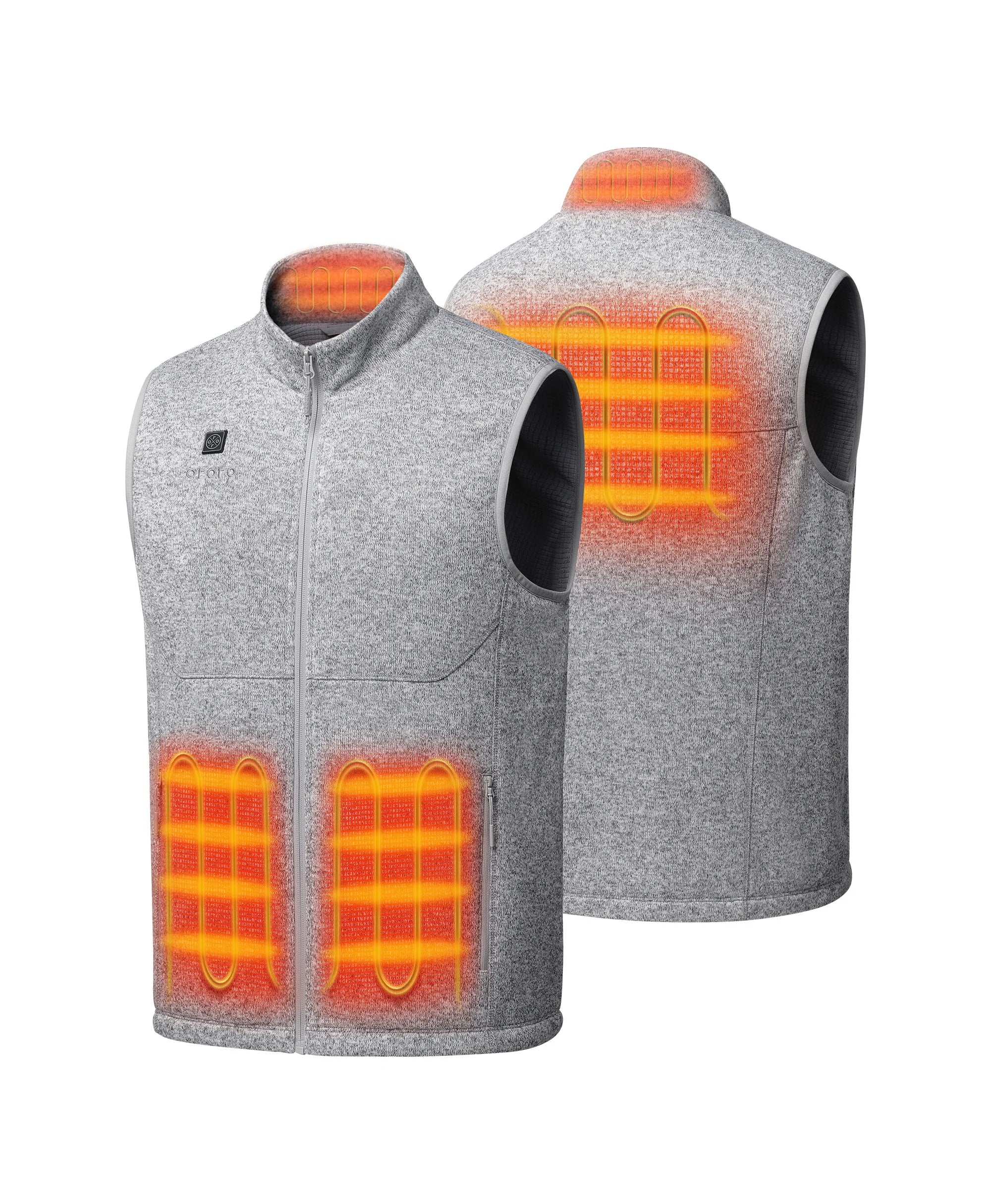 Augusta Tournament Men's 4-Zone Heated Sweater Fleece Vest (Apparel Only) - Image 24
