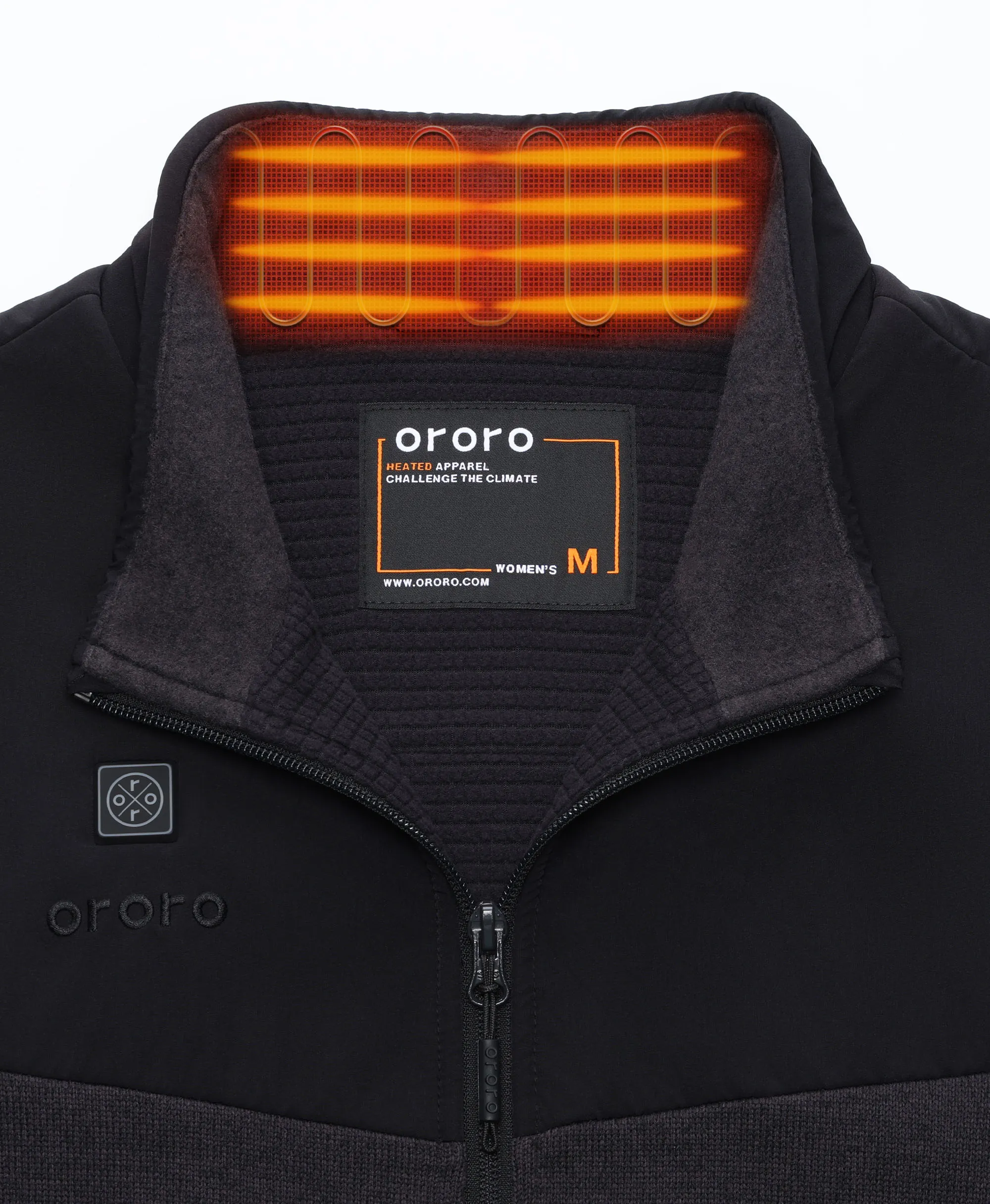 Augusta Women's Heated Sweater Fleece Vest - Image 6