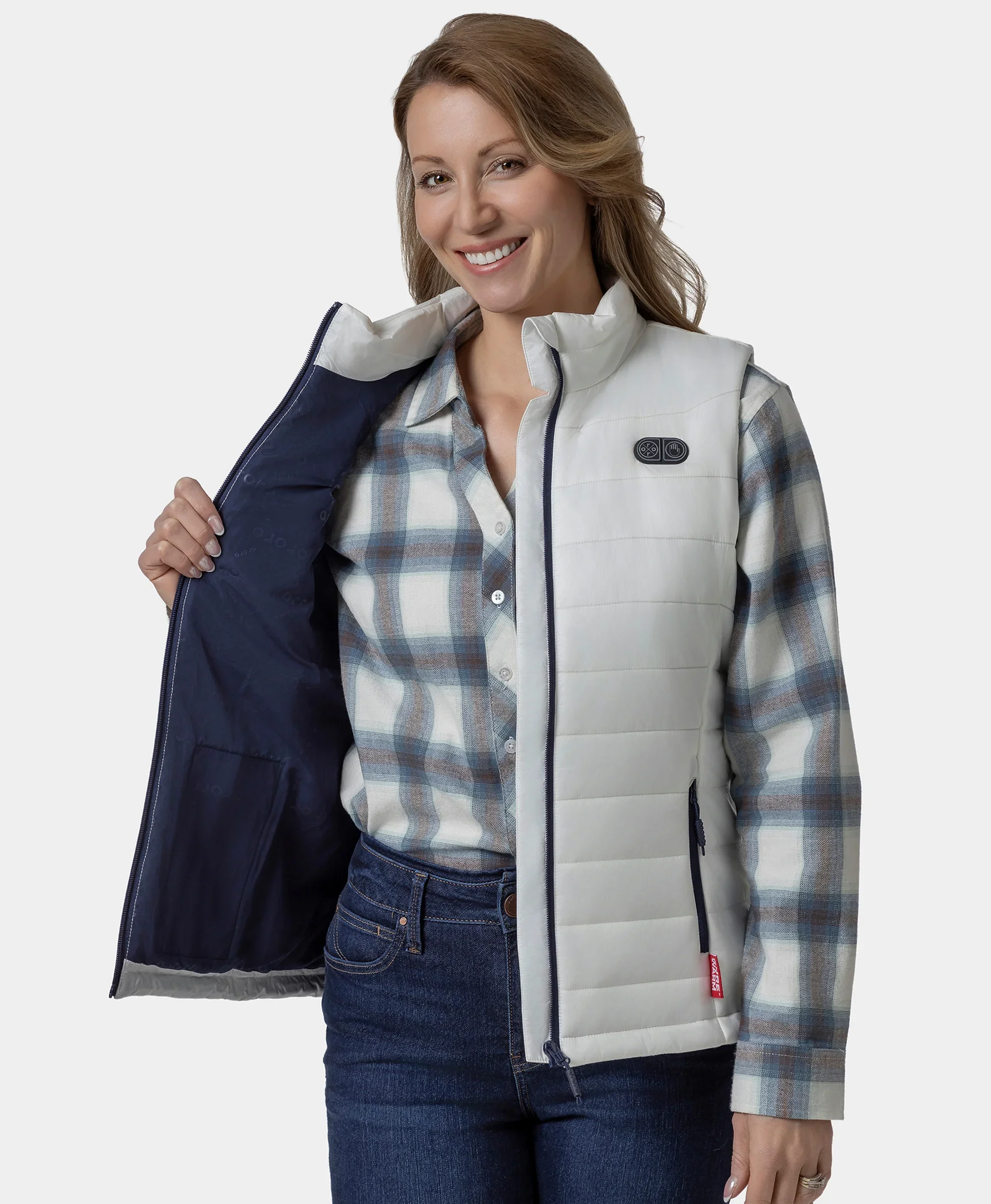 (Open-box) SureWarm® Women's 7-Zone Dual-Control Classic Pro Heated Vest (Battery Set Not Included) - Image 22