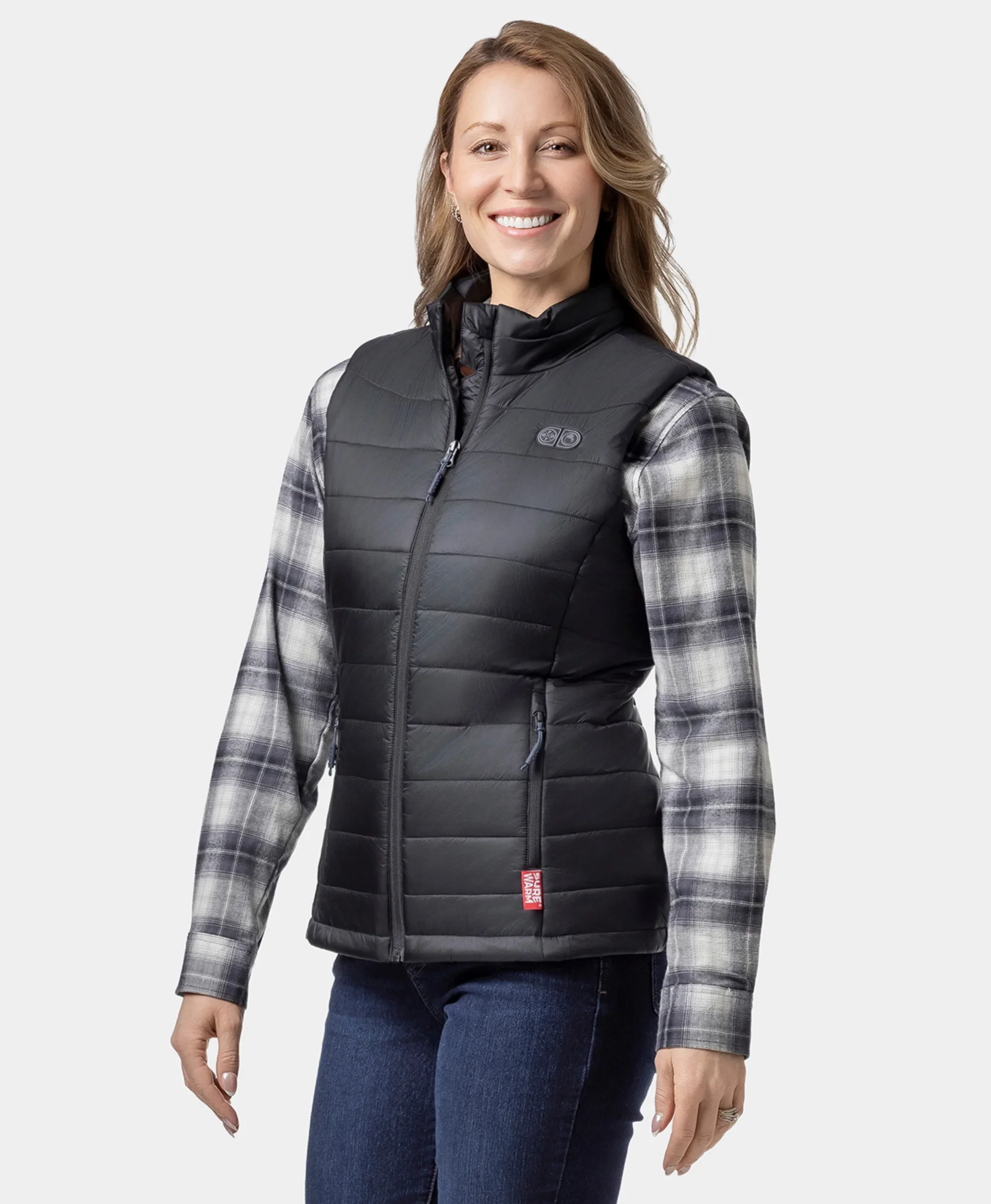 (Open-box) SureWarm® Women's 7-Zone Dual-Control Classic Pro Heated Vest (Battery Set Not Included) - Image 7