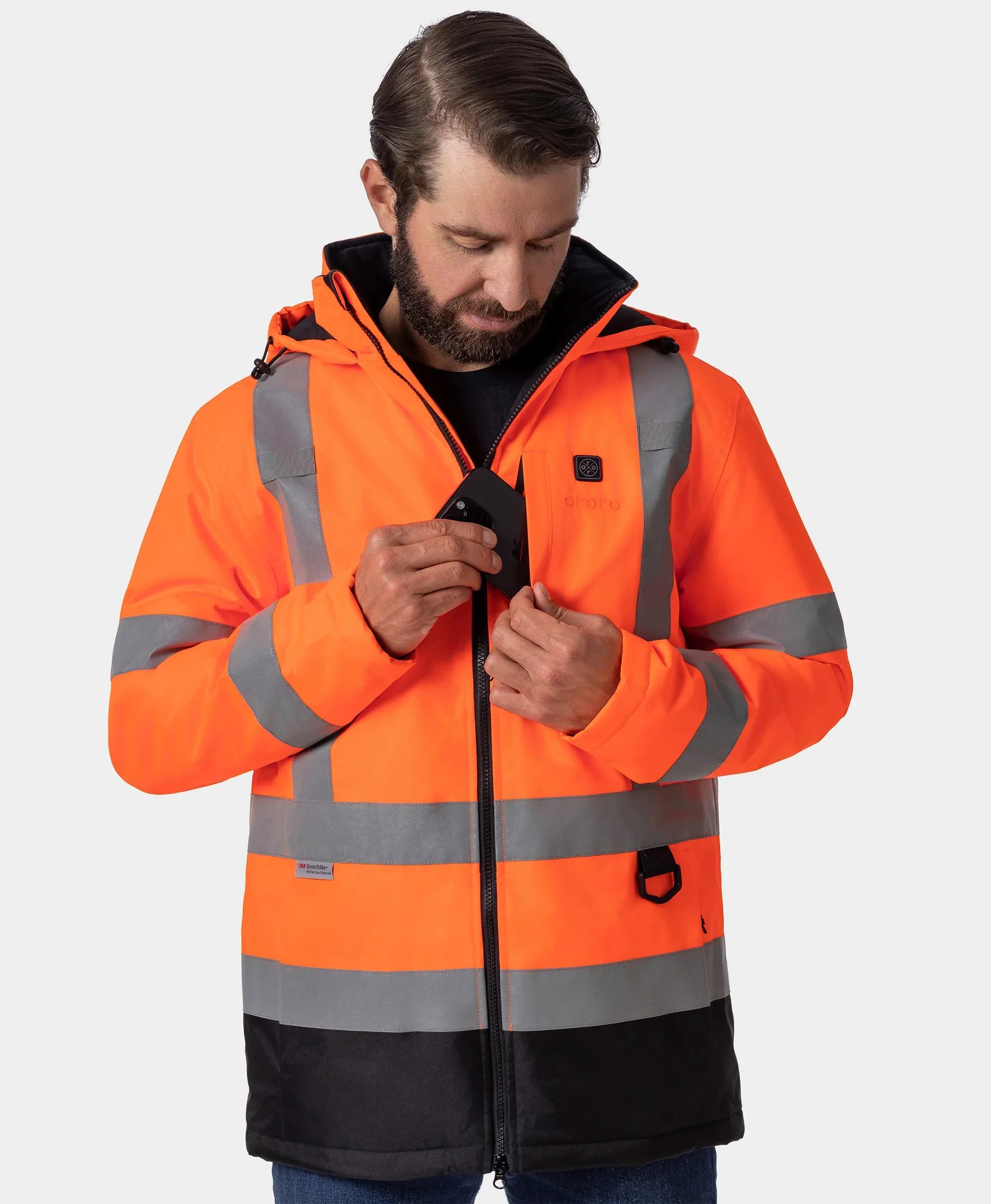 Flagstaff Men's Heated High-Visibility Jacket (Final Sale) - Image 14