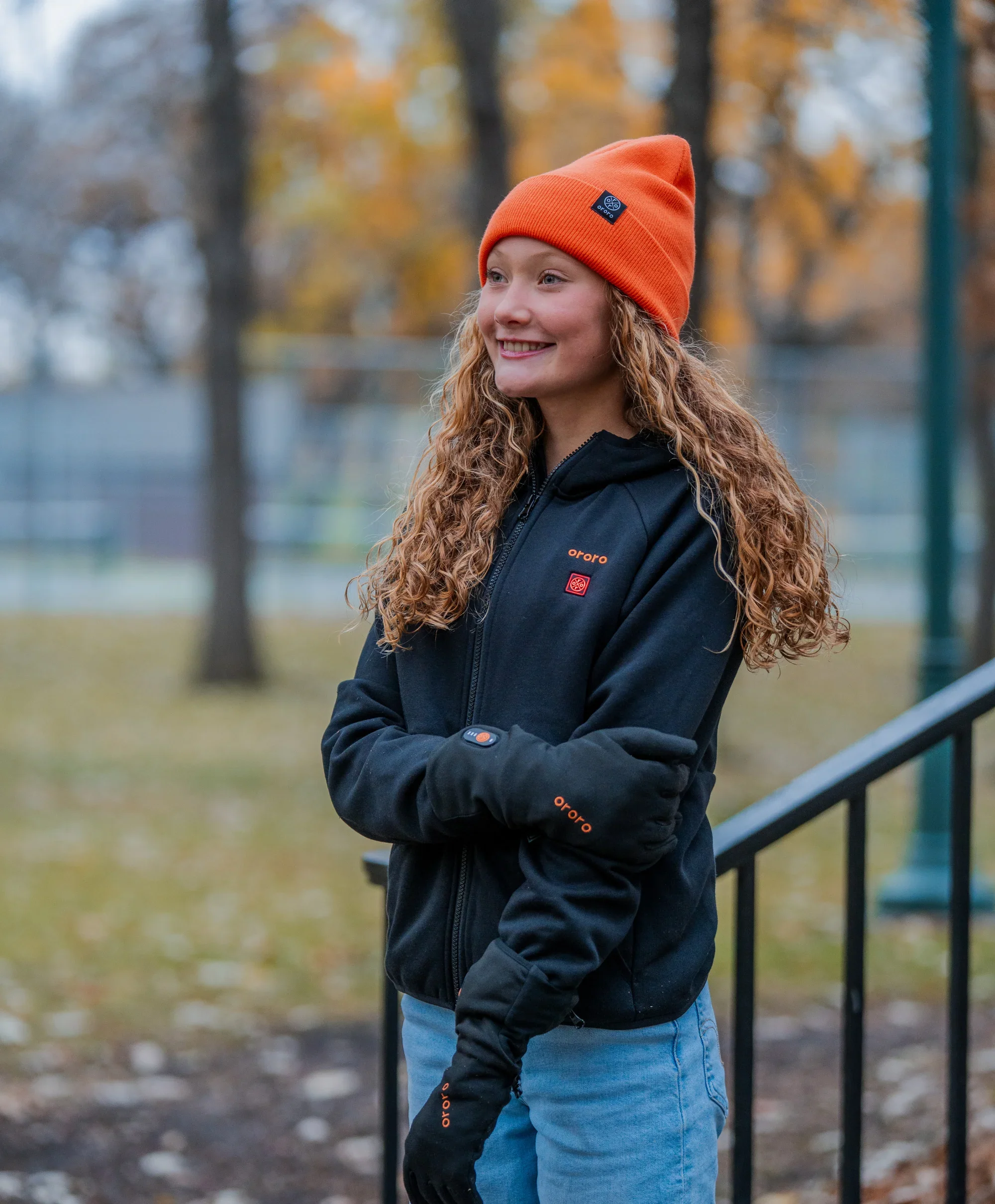 Kids' 4-Zone Heated Full-Zip Fleece Hoodie - Image 17