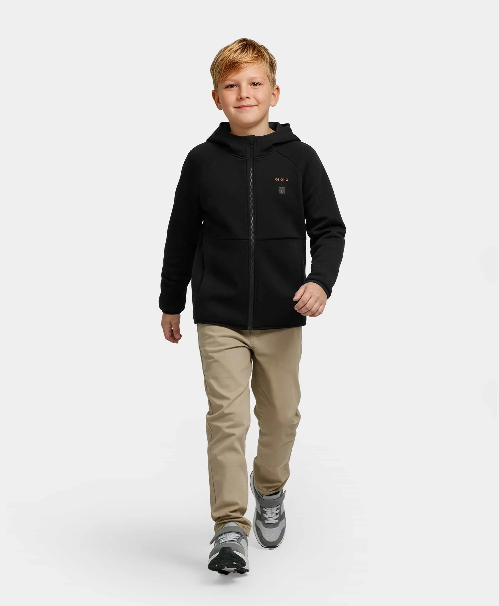Kids' 4-Zone Heated Full-Zip Fleece Hoodie - Image 16
