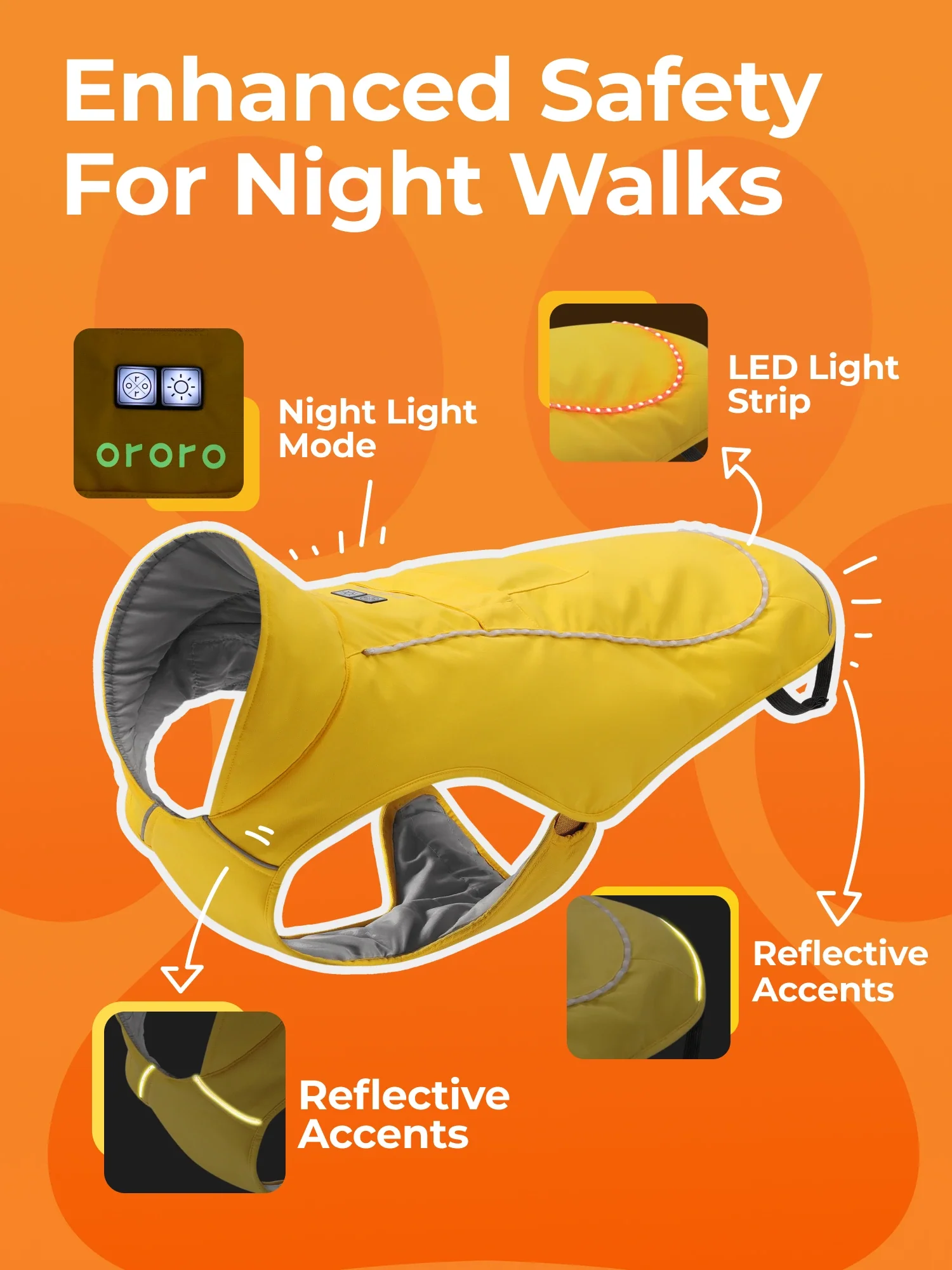 Koldpwoof 4-Zone Heated Dog Vest w/ LED Lights - Image 22