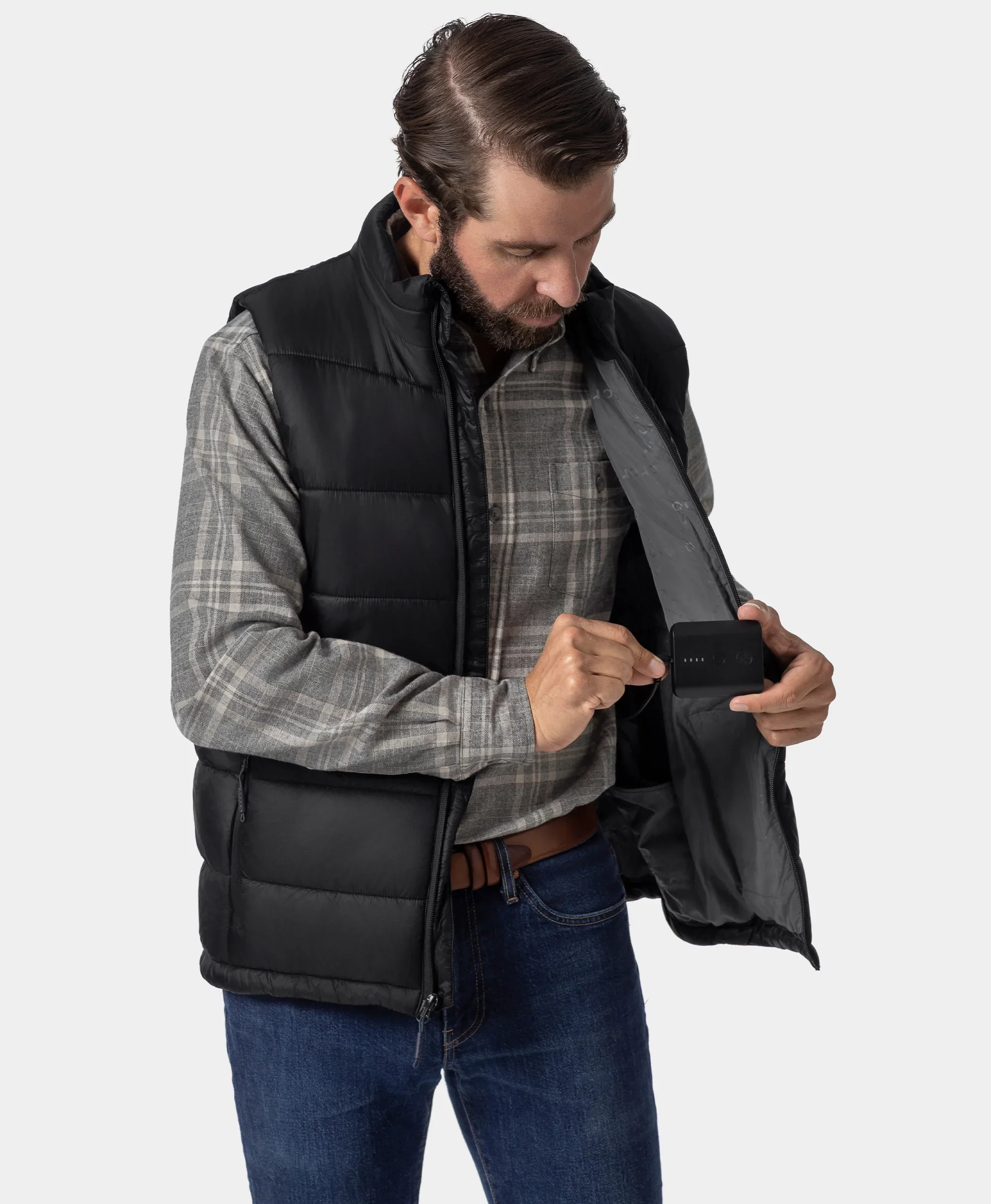 SureWarm® Men's 7-Zone Dual-Control Classic Pro Heated Vest (Lower Back Heating) - Image 9