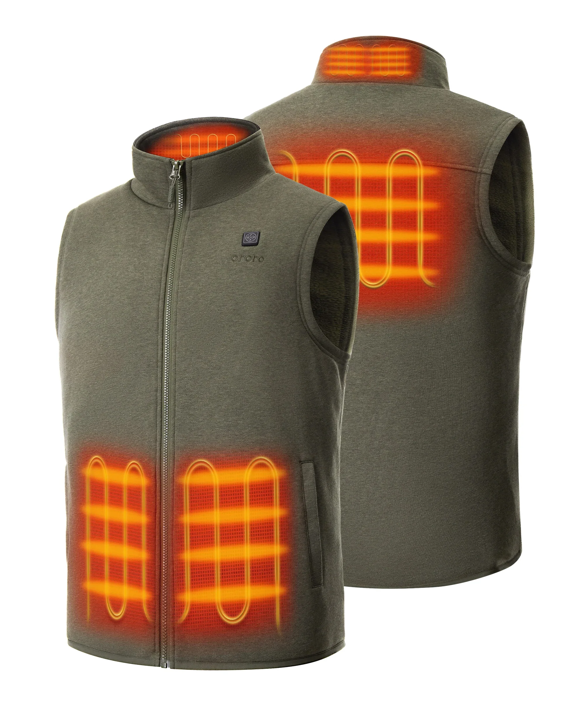 Men's Heated Fleece Vest - Image 20