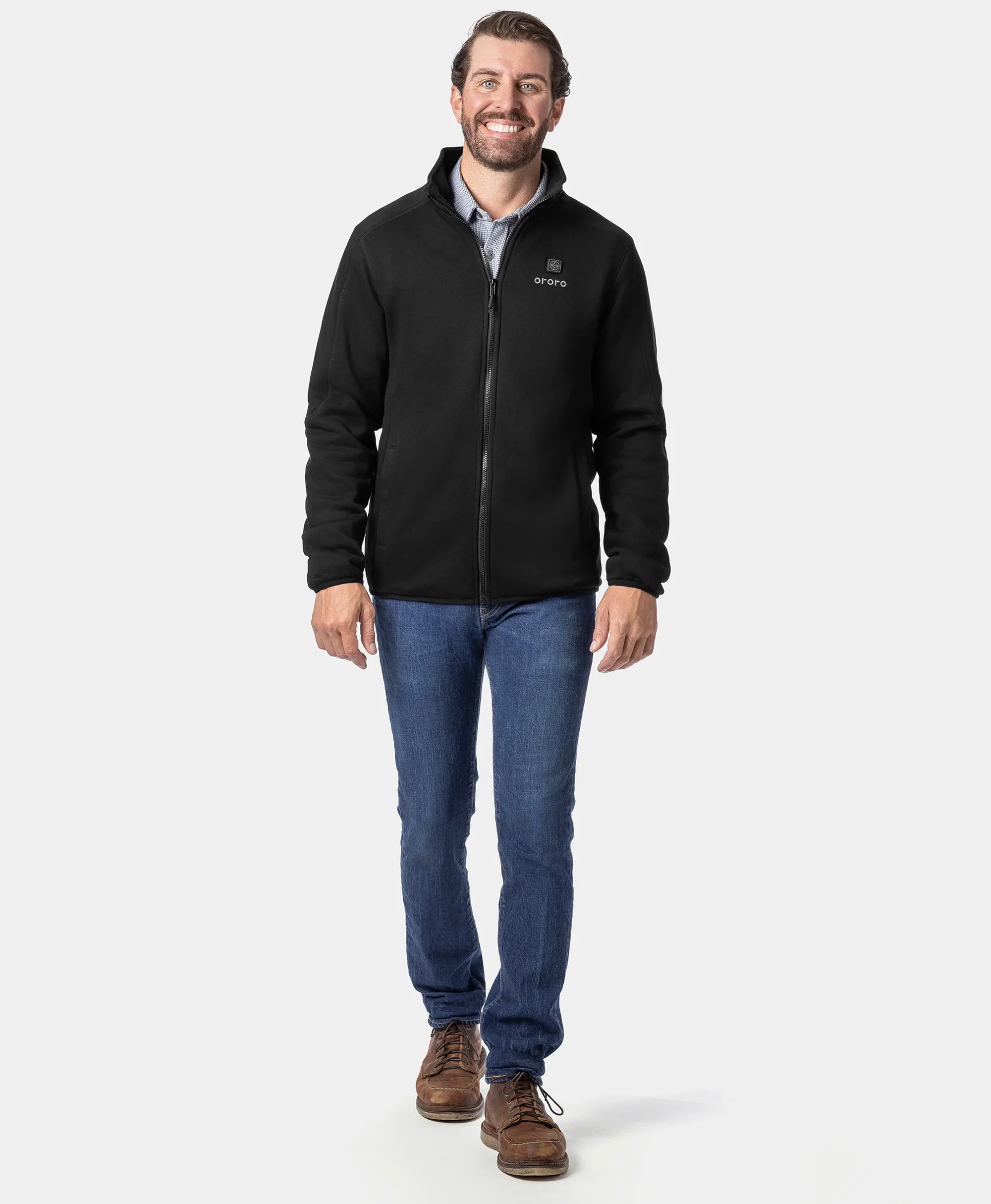 Men's Heated Full-Zip Fleece Jacket - Image 12