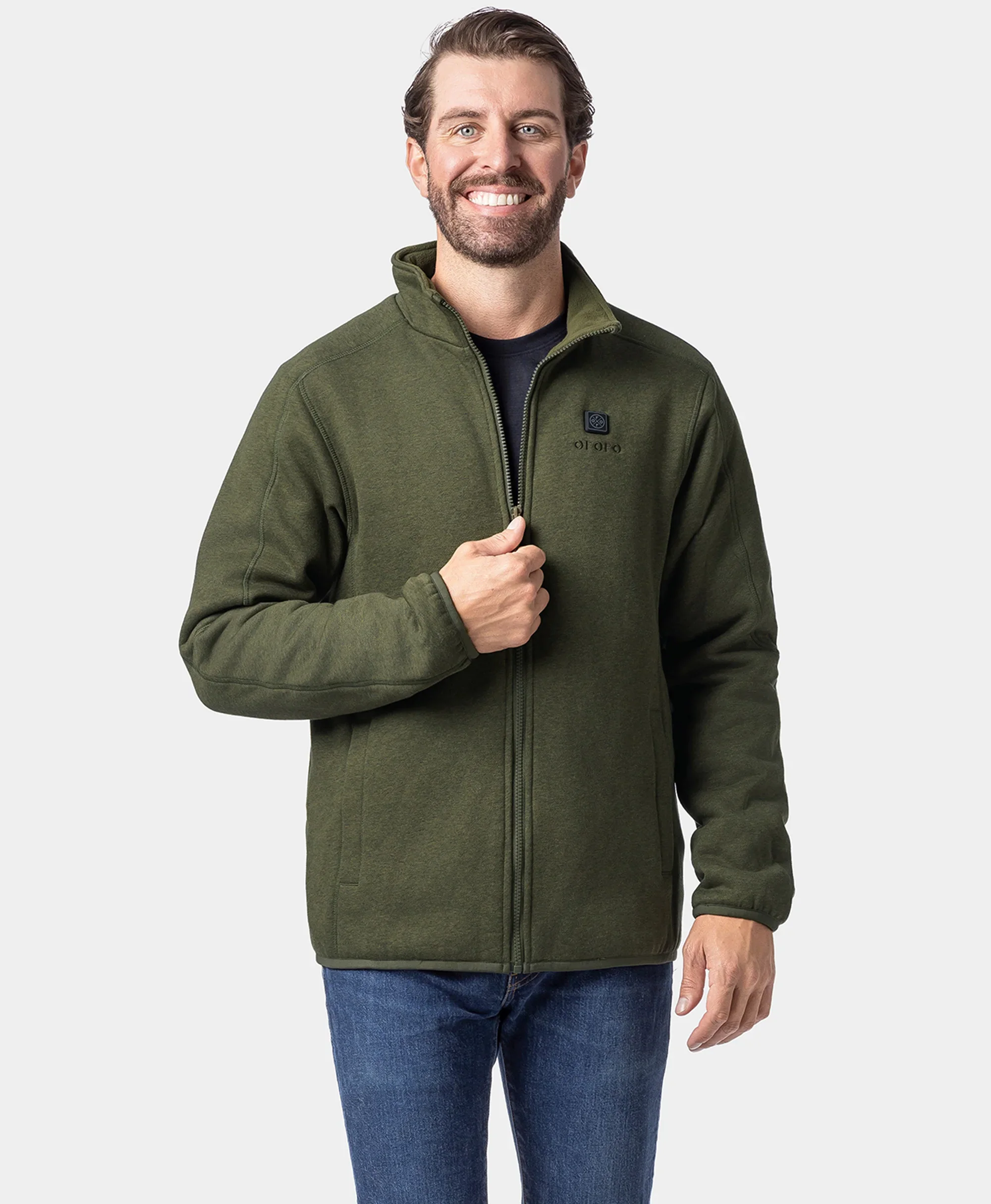 Men's Heated Full-Zip Fleece Jacket - Image 19
