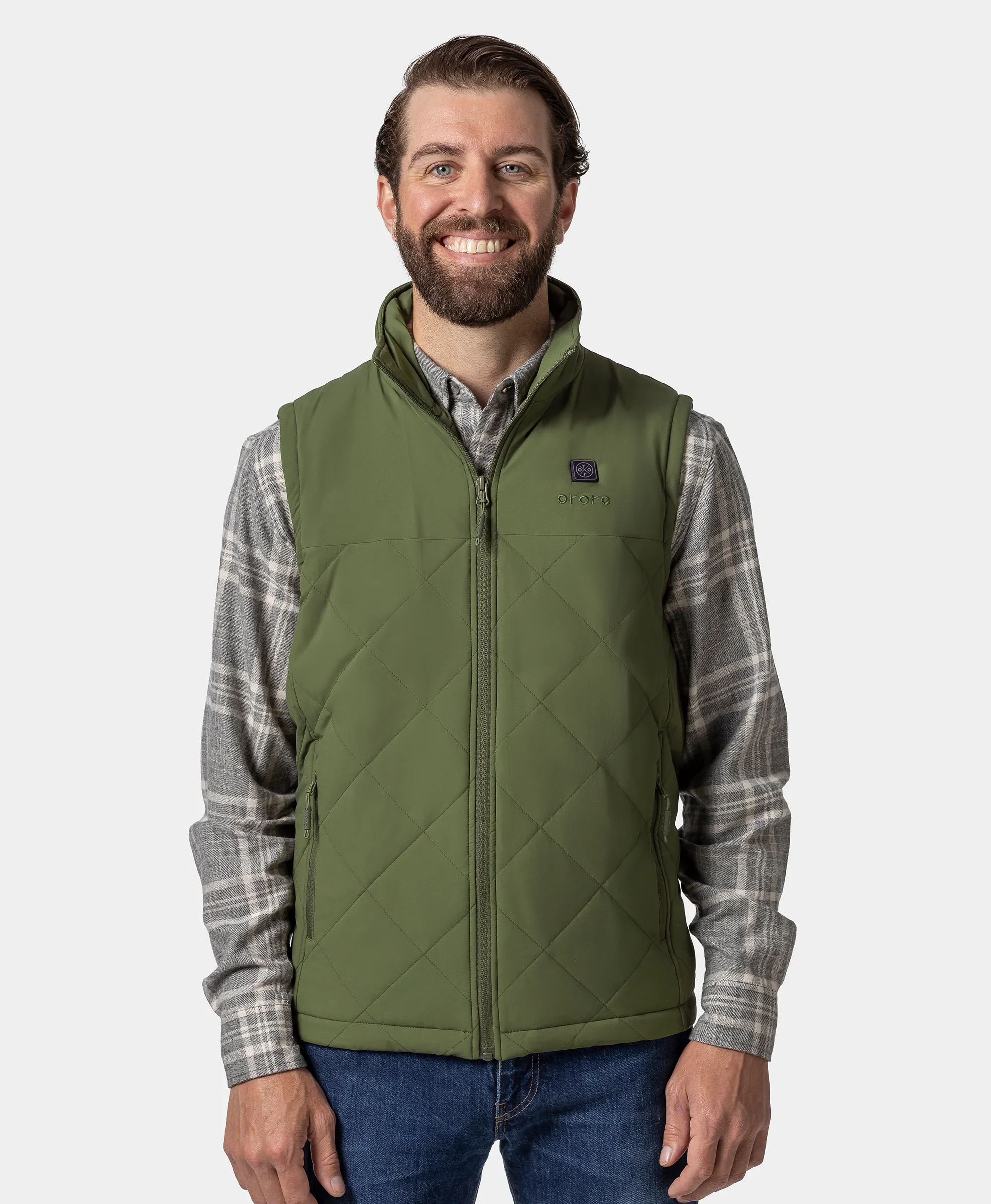 Men's Heated Quilted Vest - New Colors - Image 9