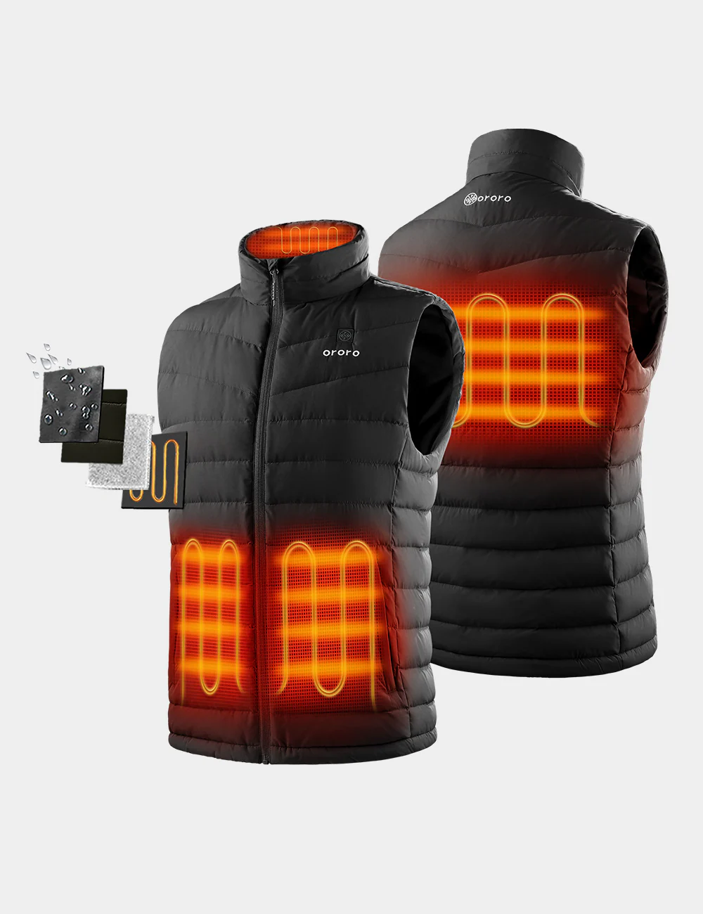 Men's Heated Lightweight Down Vest (Final Sale) - Image 15