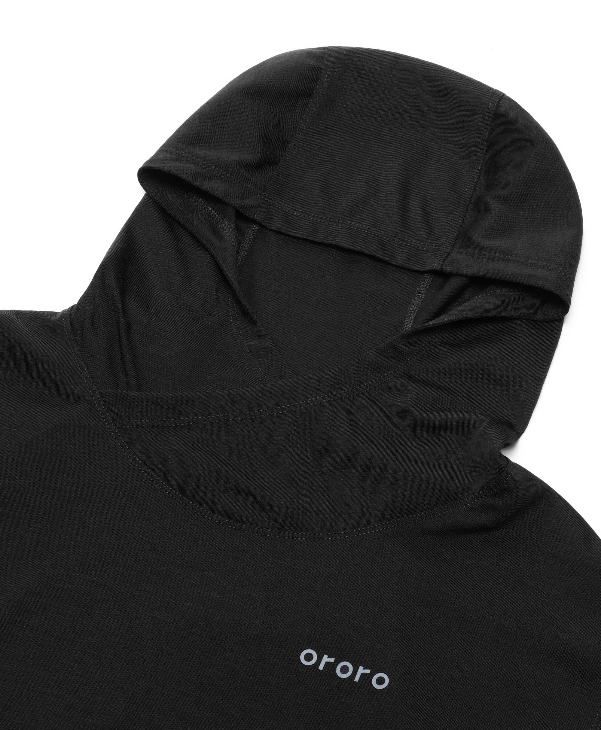 Aoraki Unisex Merino Wool Blend Baselayer - Black - Image 12