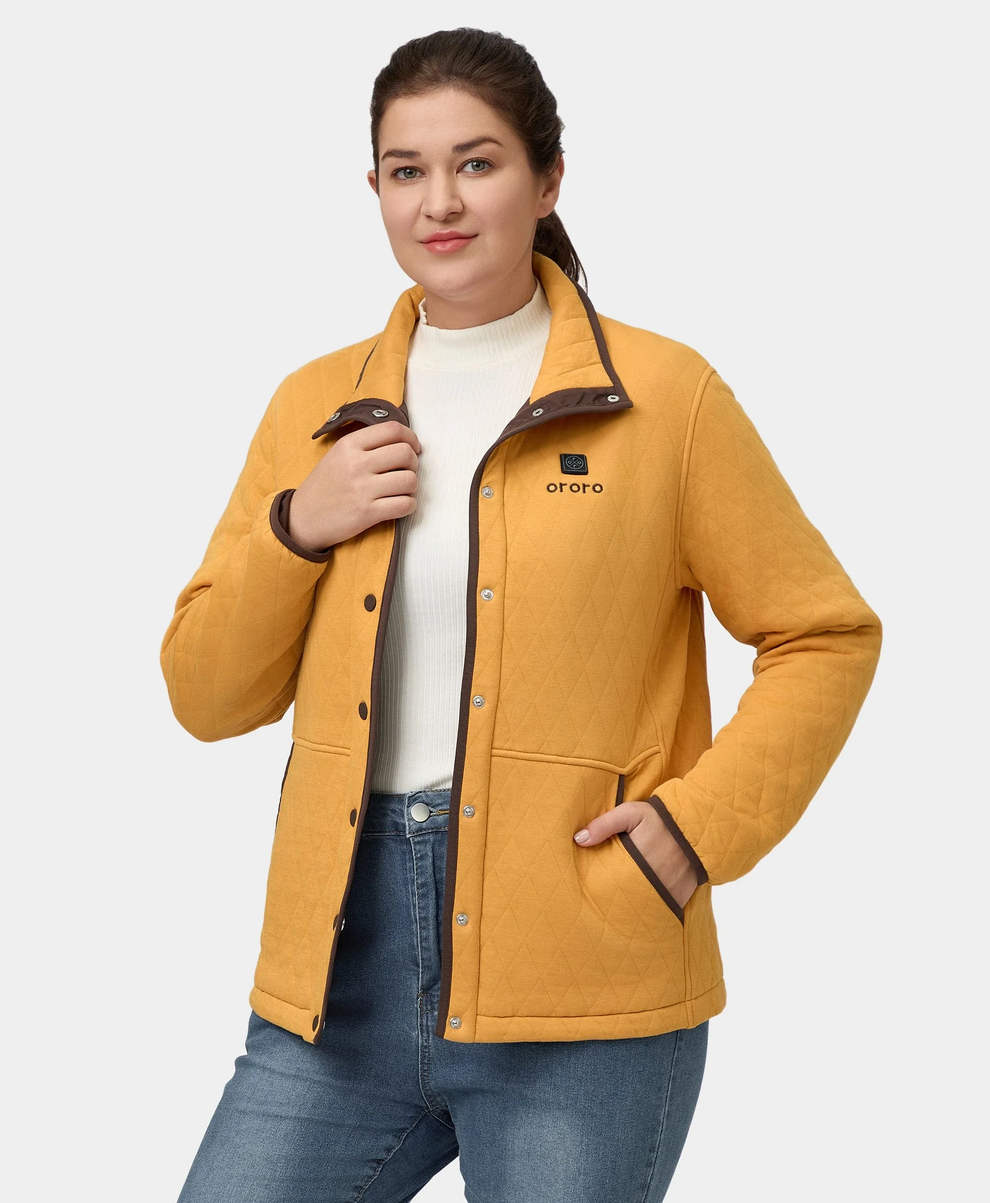 (Open-box) Chalet Women's Heated Quilted Jacket (Battery Set Not Included) - Image 27