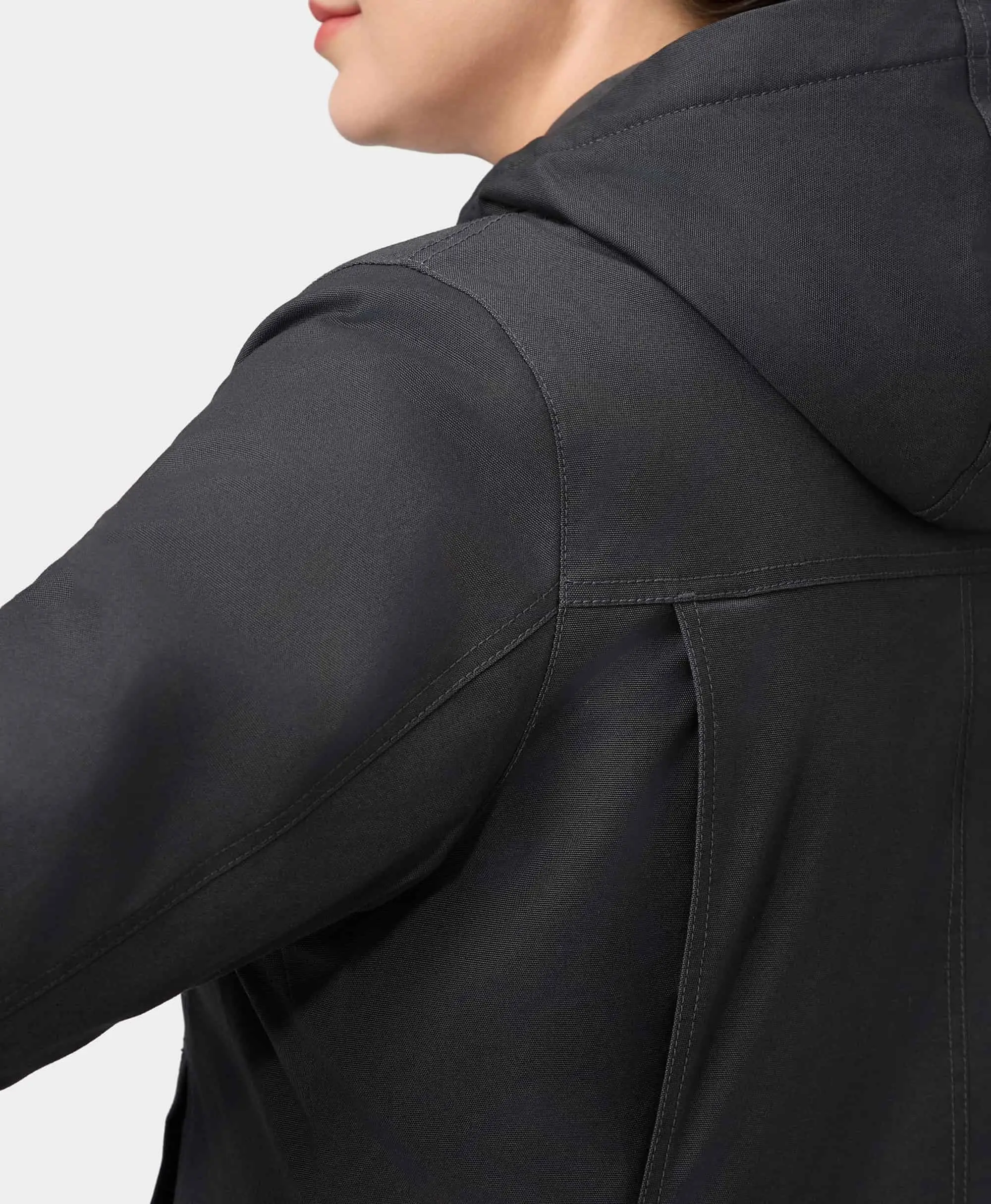 (Open-box) Cheyenne Women's 5-Zone Dual-Control Heated Canvas Jacket (Battery Set Not Included) - Image 11