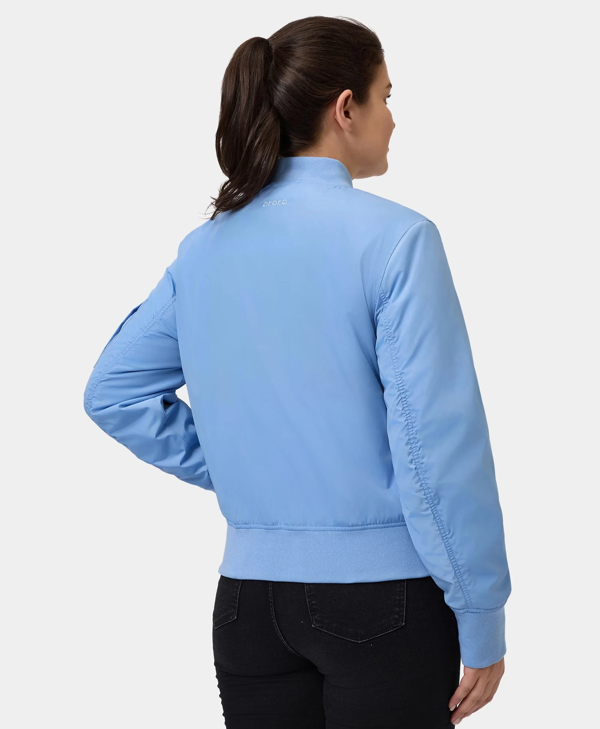 (Open-box) Cityscape Women's Heated Bomber Jacket(Battery Set Not Included) - Image 17