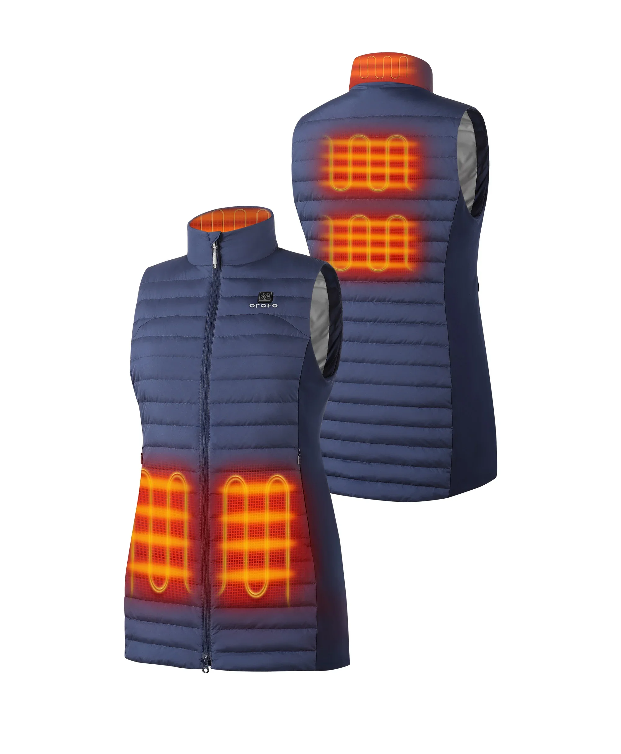 Cloudmere Women's 5-Zone Heated Long Down Vest (Apparel Only) - Image 33
