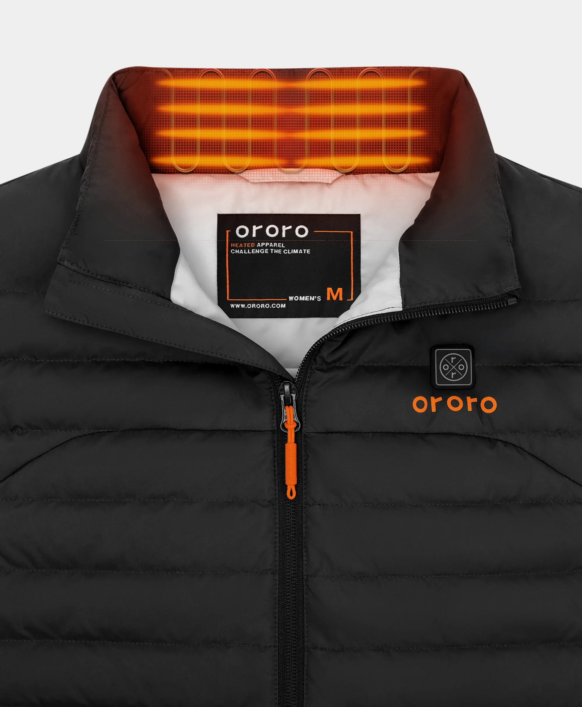 Cloudmere Women's 5-Zone Heated Long Down Vest (Apparel Only) - Image 6