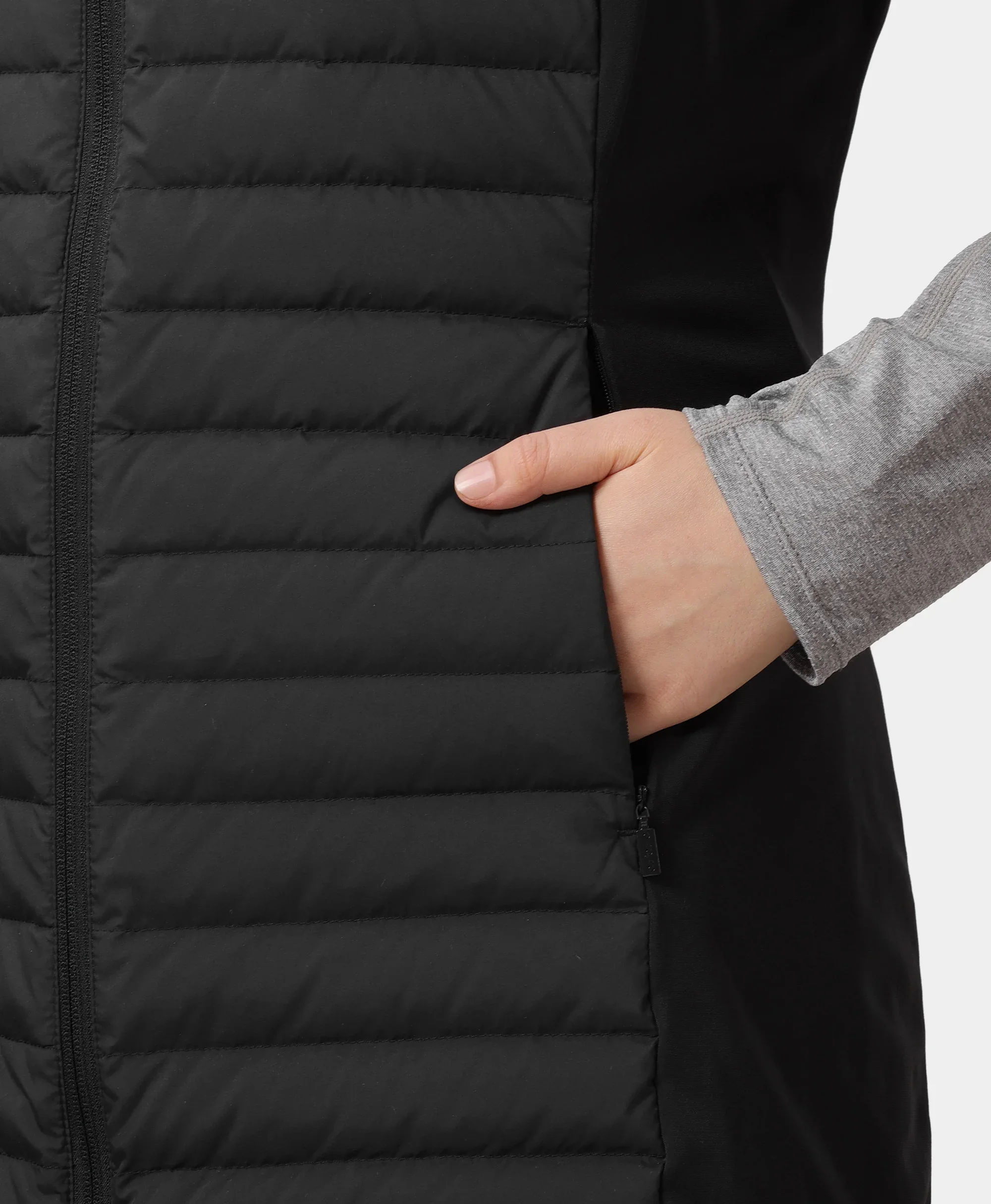 Cloudmere Women's 5-Zone Heated Long Down Vest (Apparel Only) - Image 8