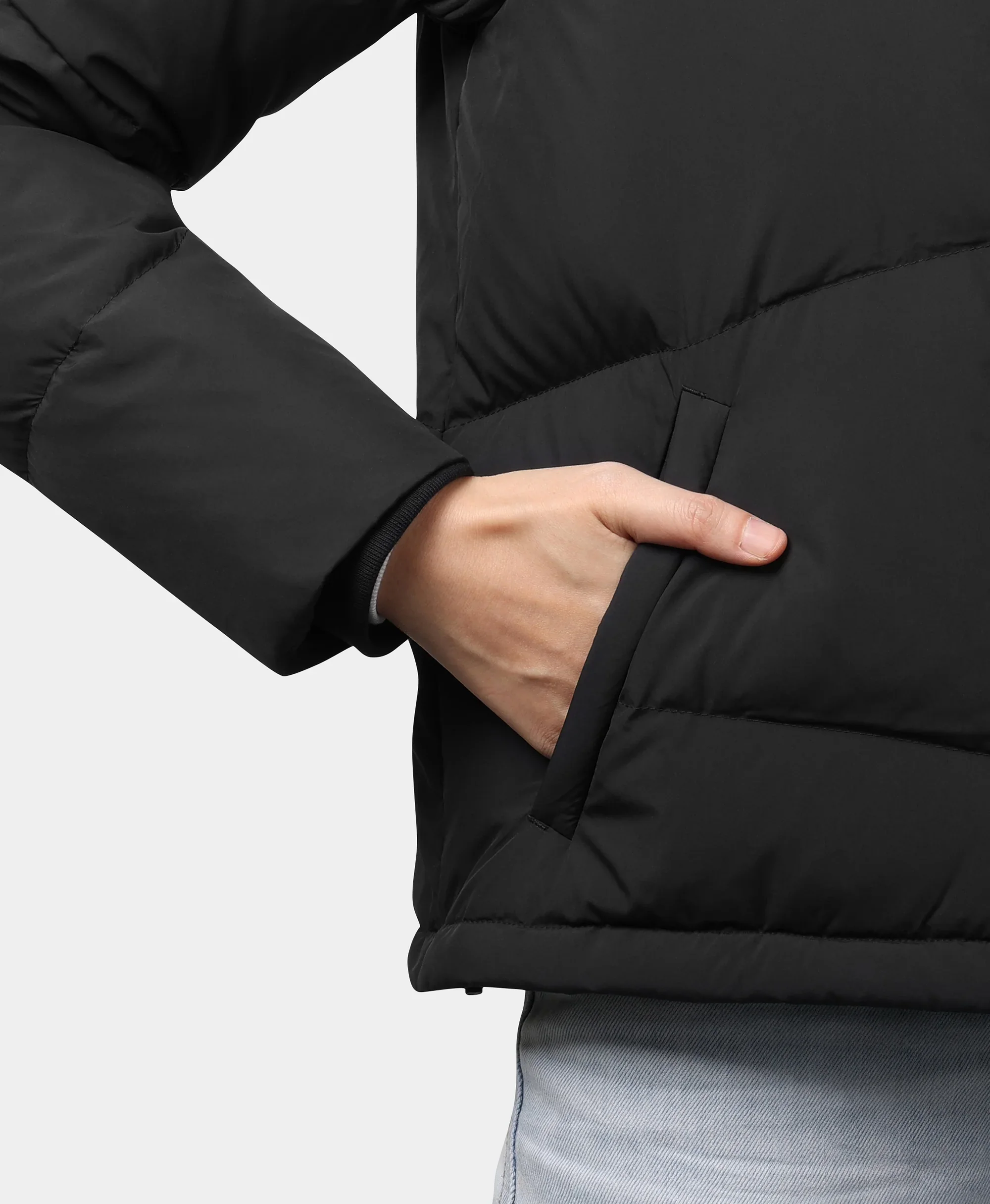 Cloudpop Women's 4-Zone Heated Puffer Down Hooded Jacket - Image 13