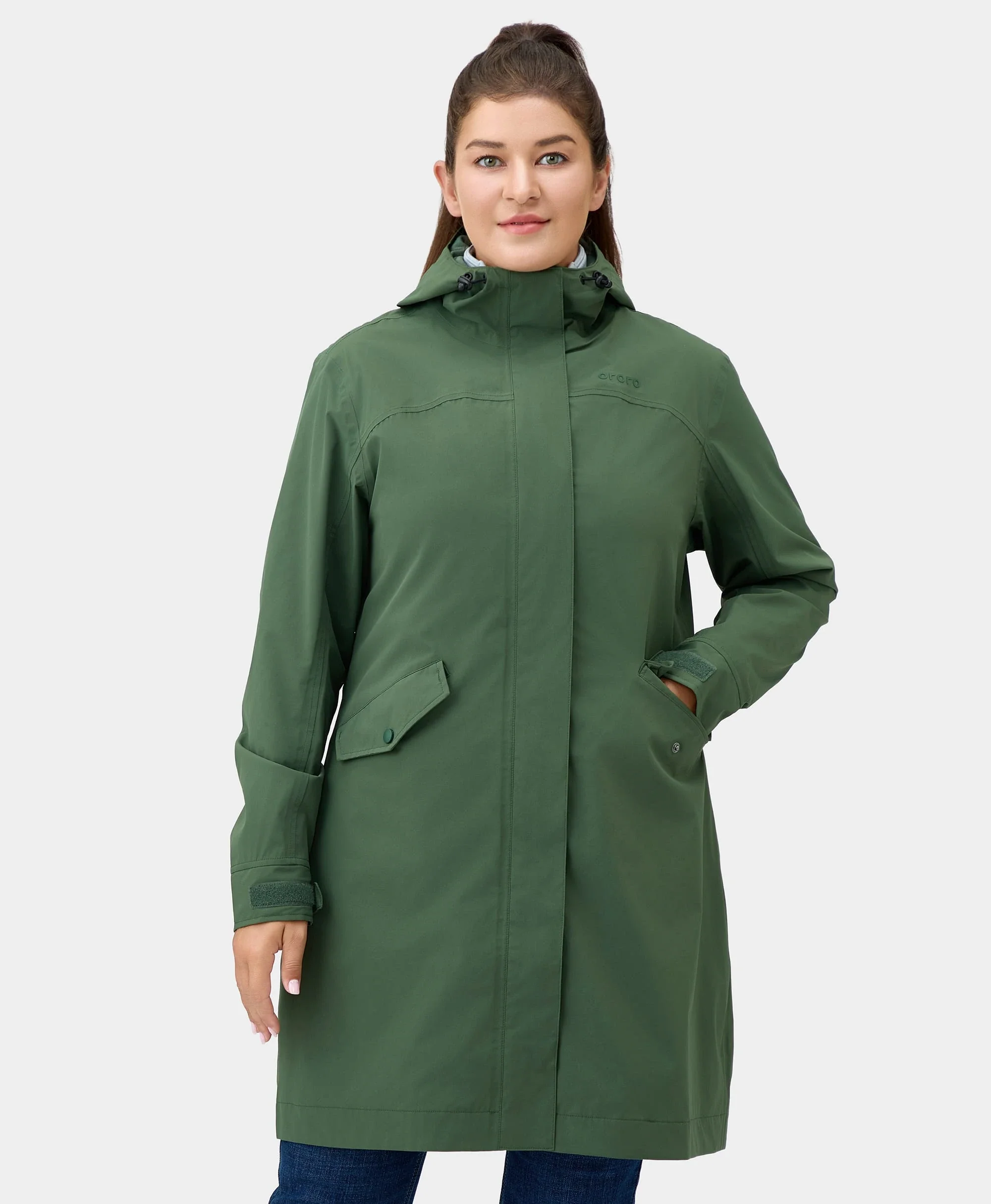 (Open-box) Downtown Women's Heated Rain Trench (Battery Set Not Included) - Image 2