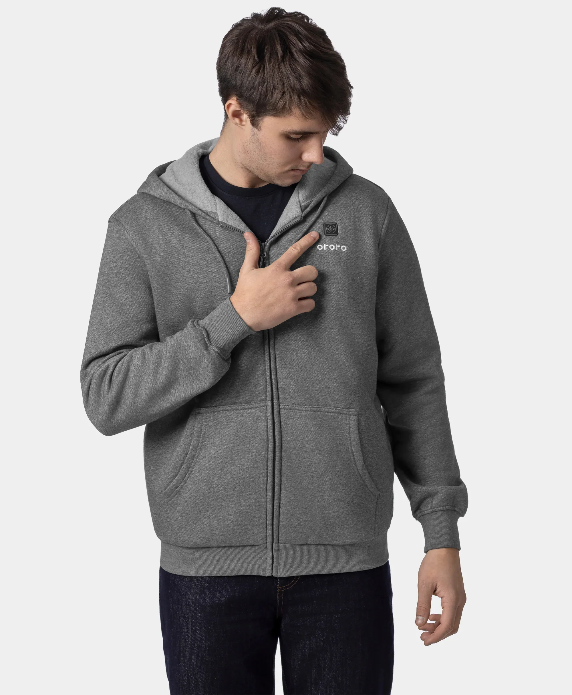 (Open-box) Element Unisex 4-Zone Fleece Heated Hoodie (Battery Set Not Included) - Image 15