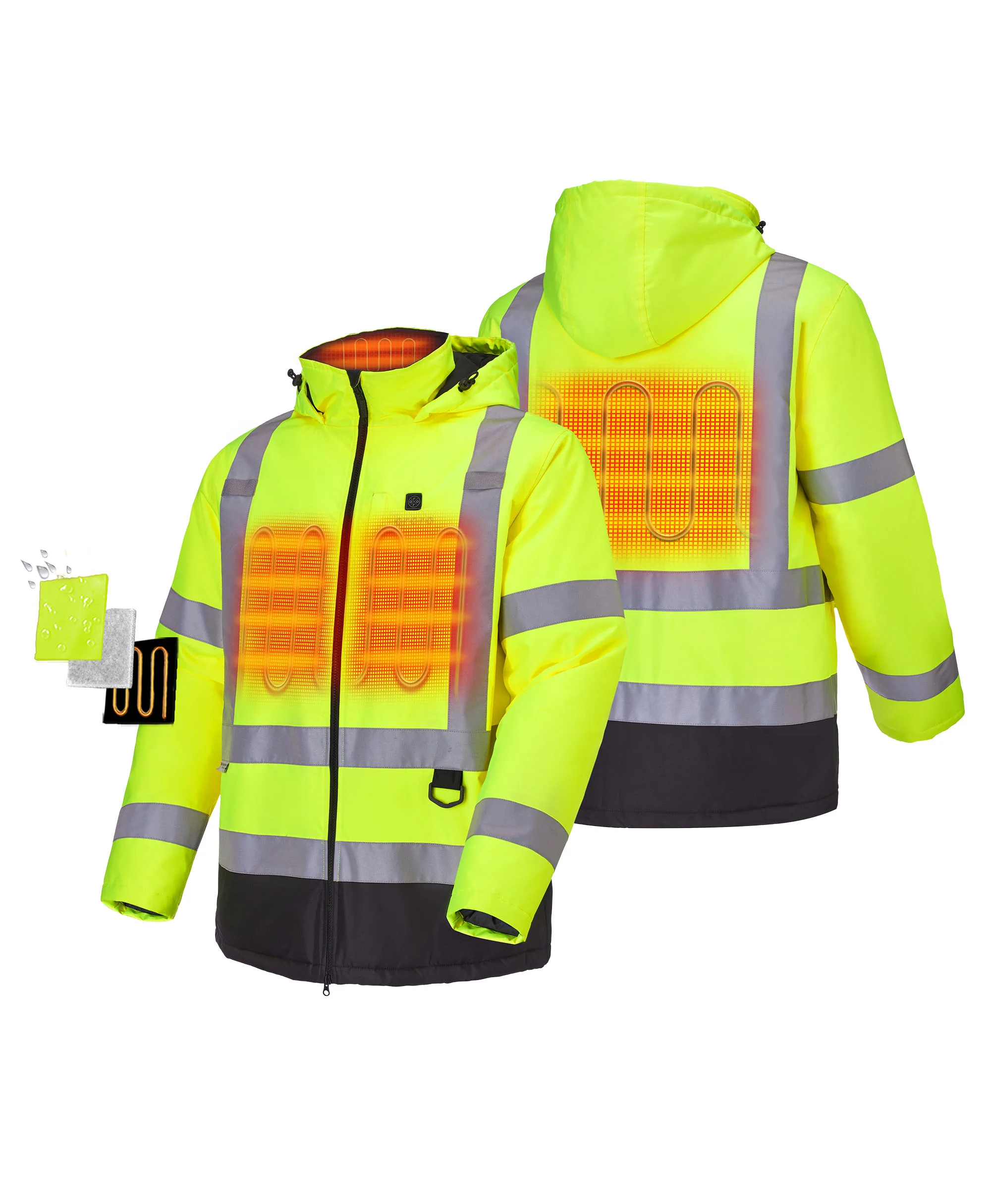 Flagstaff Men's Heated High-Visibility Jacket (Final Sale) - Image 2