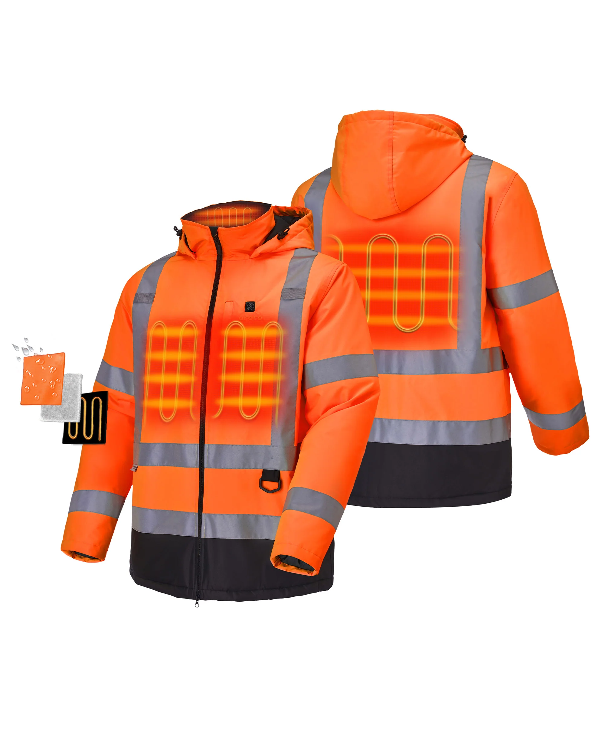 Flagstaff Men's Heated High-Visibility Jacket (Final Sale) - Image 12