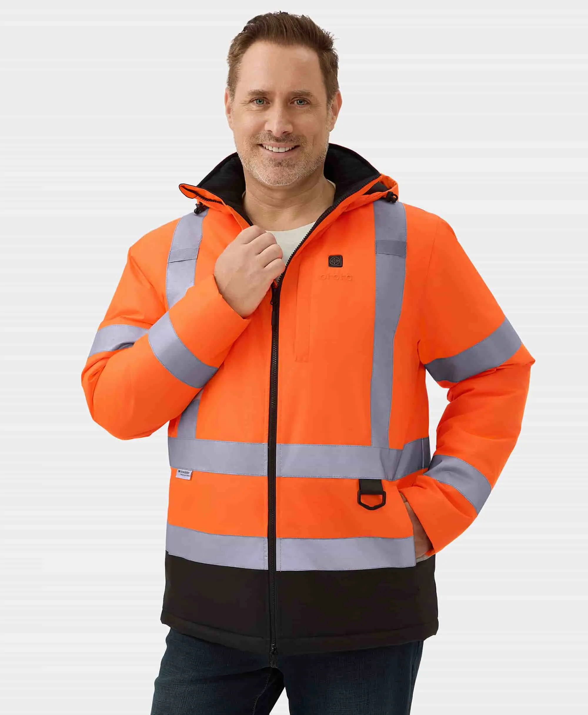 (Open-box) Flagstaff Men's Heated High-Visibility Jacket (Battery Set Not Included) - Image 11