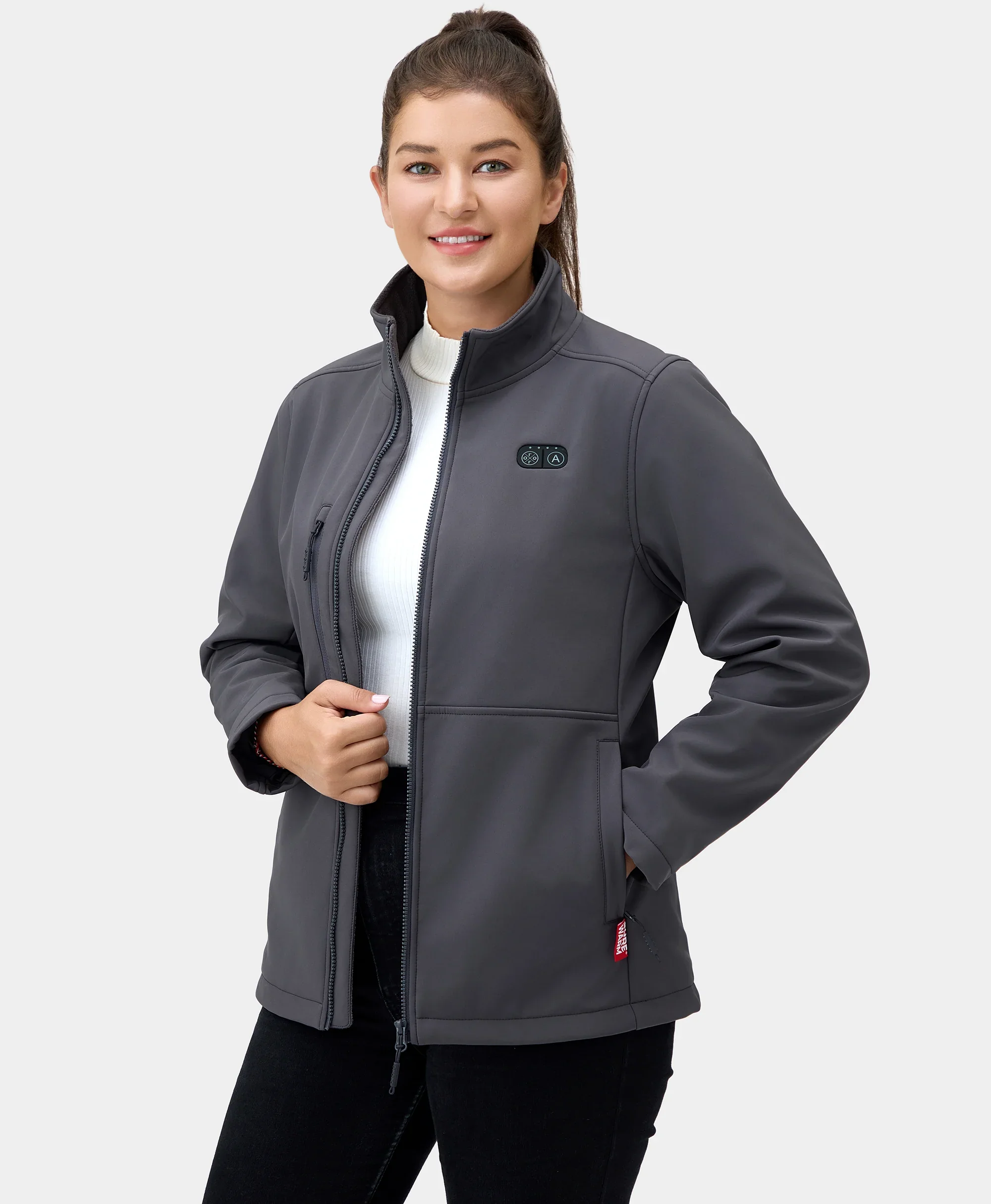 (Open-box) Maverick SureWarm® Women's 6-Zone Dual-Control Heated Softshell Jacket (Battery Set Not Included) - Image 31