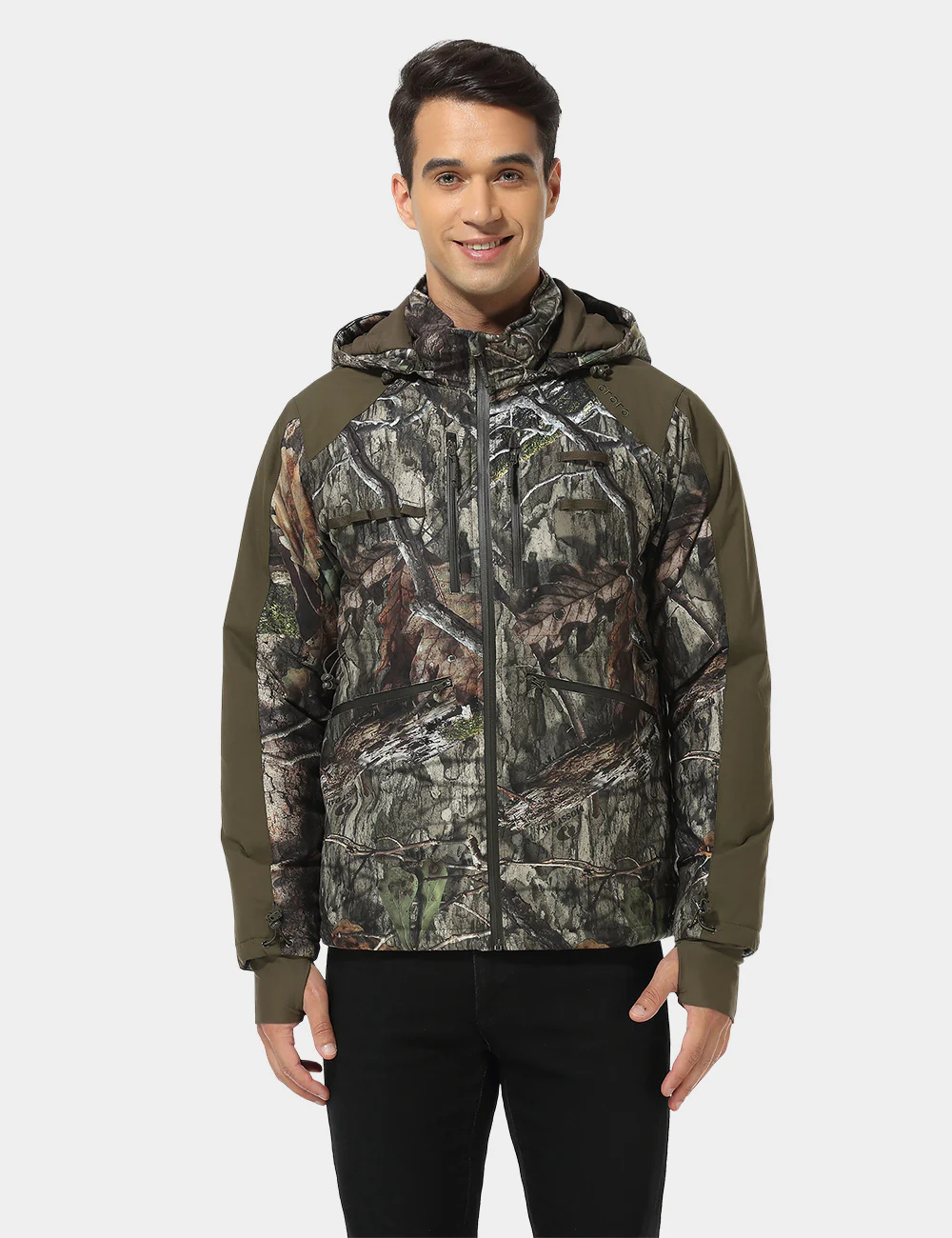 (Open-box) Men's Heated Hunting Jacket - Camouflage, Mossy Oak® Country DNA  (Battery Set Not Included) - Image 2
