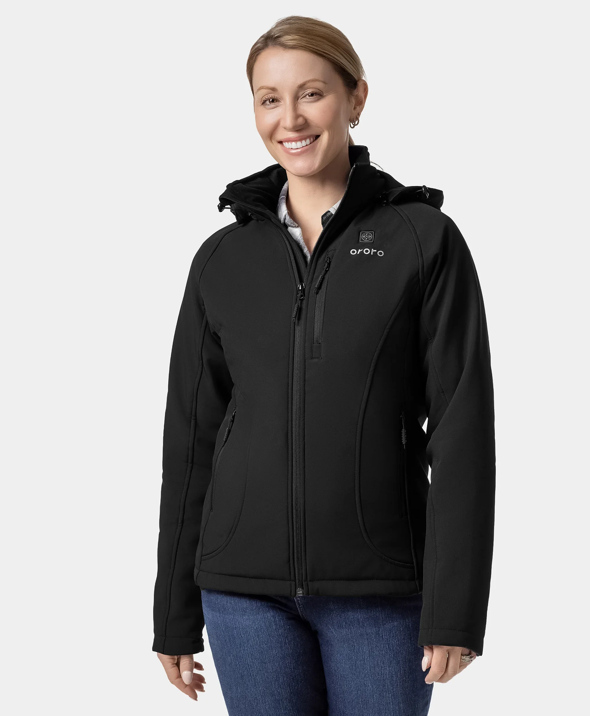 (Open-box) Paragon Women's Heated Jacket - Black (Battery Set Not Included) - Image 6