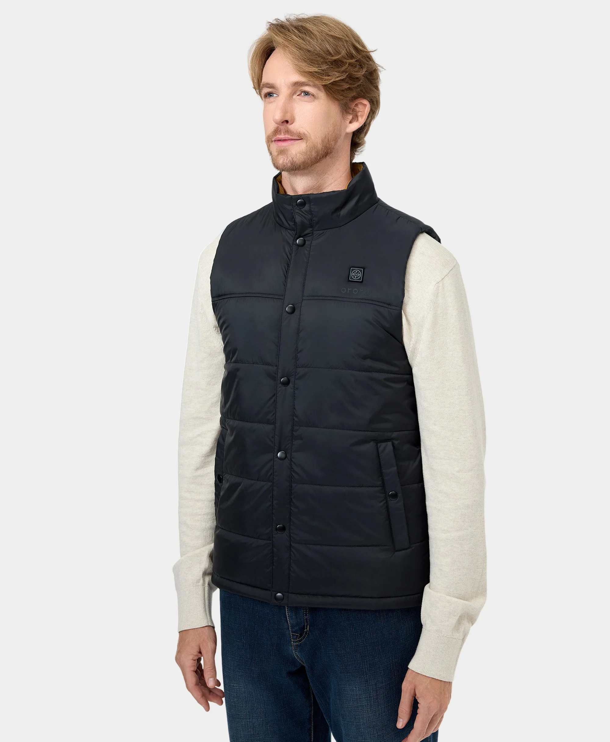 PuffLyte™ Men's Heated Lightweight Vest - Black (Apparel Only) - Image 8
