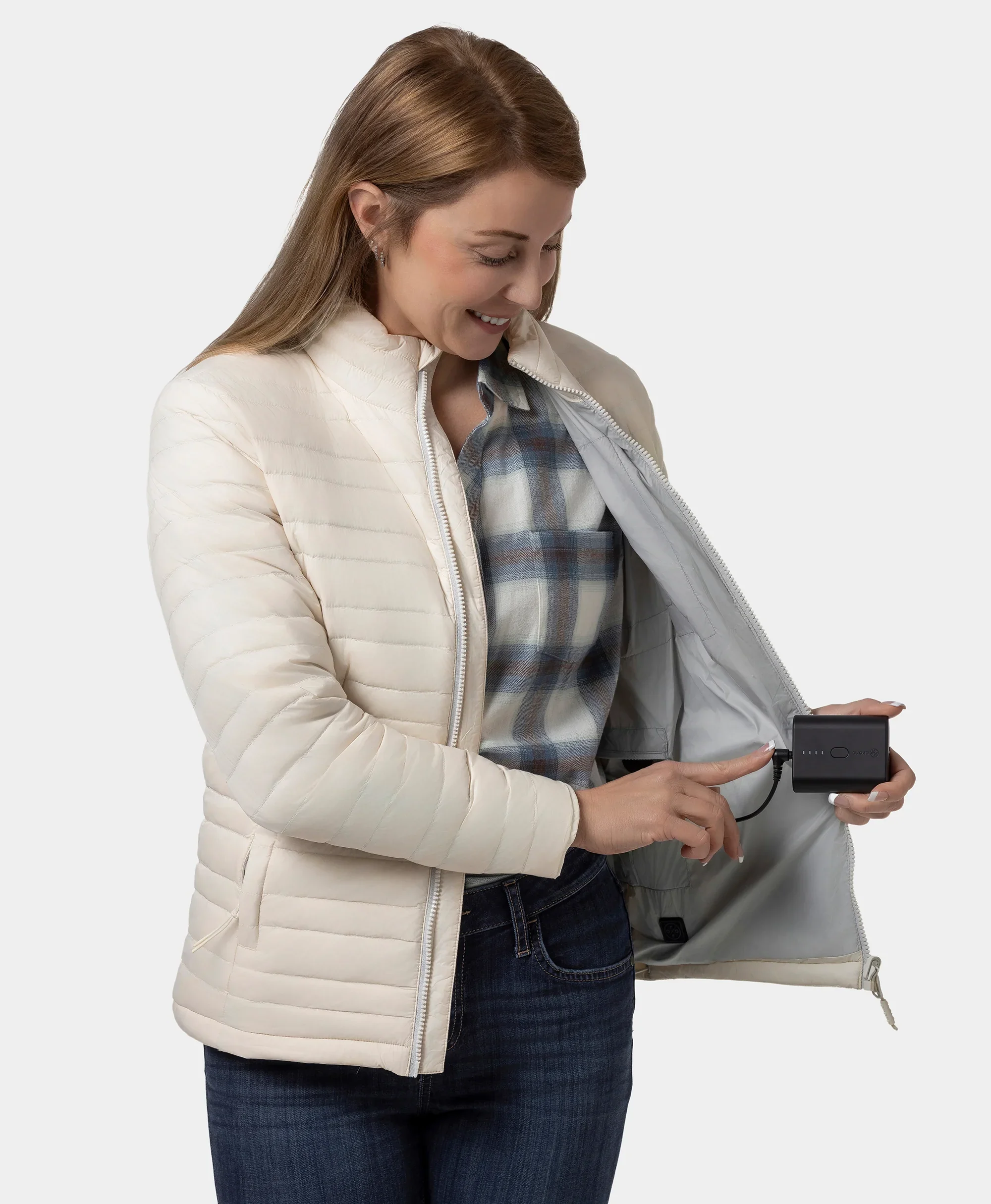 River Ridge Women's Heated Lightweight Down Jacket - Image 18