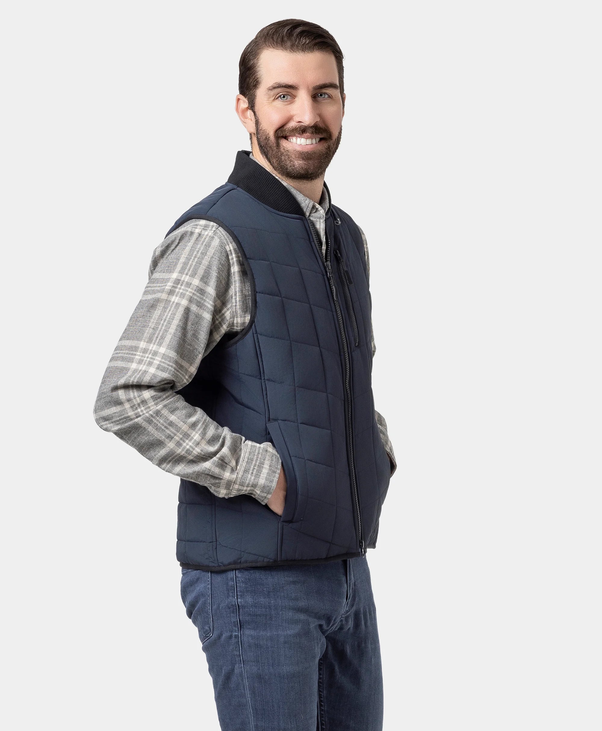 Scranton Men's 5-Zone Insulated Heated Bomber Vest - Image 5