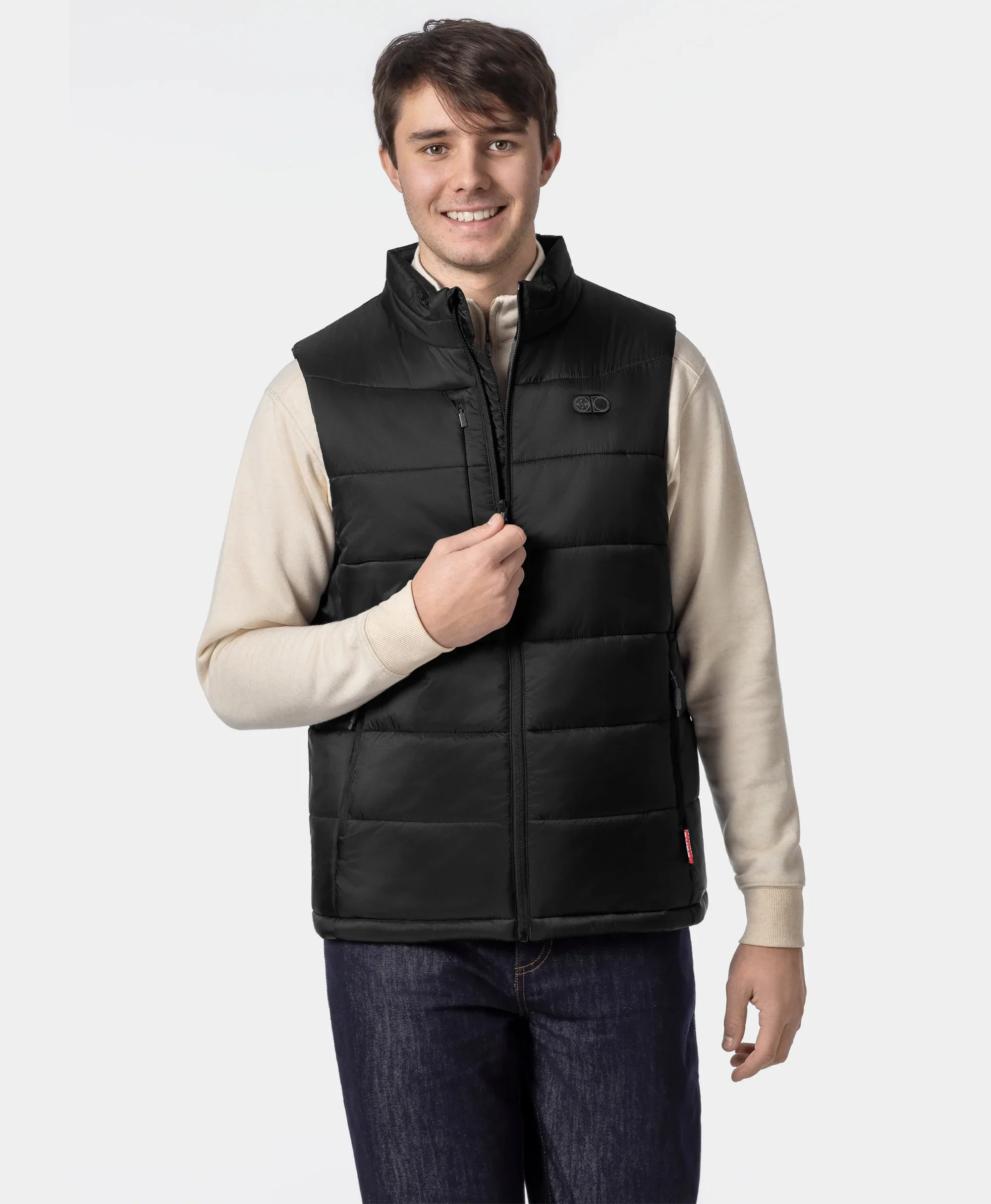 (Open-box) SureWarm® Men's 6-Zone Dual-Control Classic Pro Heated Vest (Battery Set Not Included) - Image 3