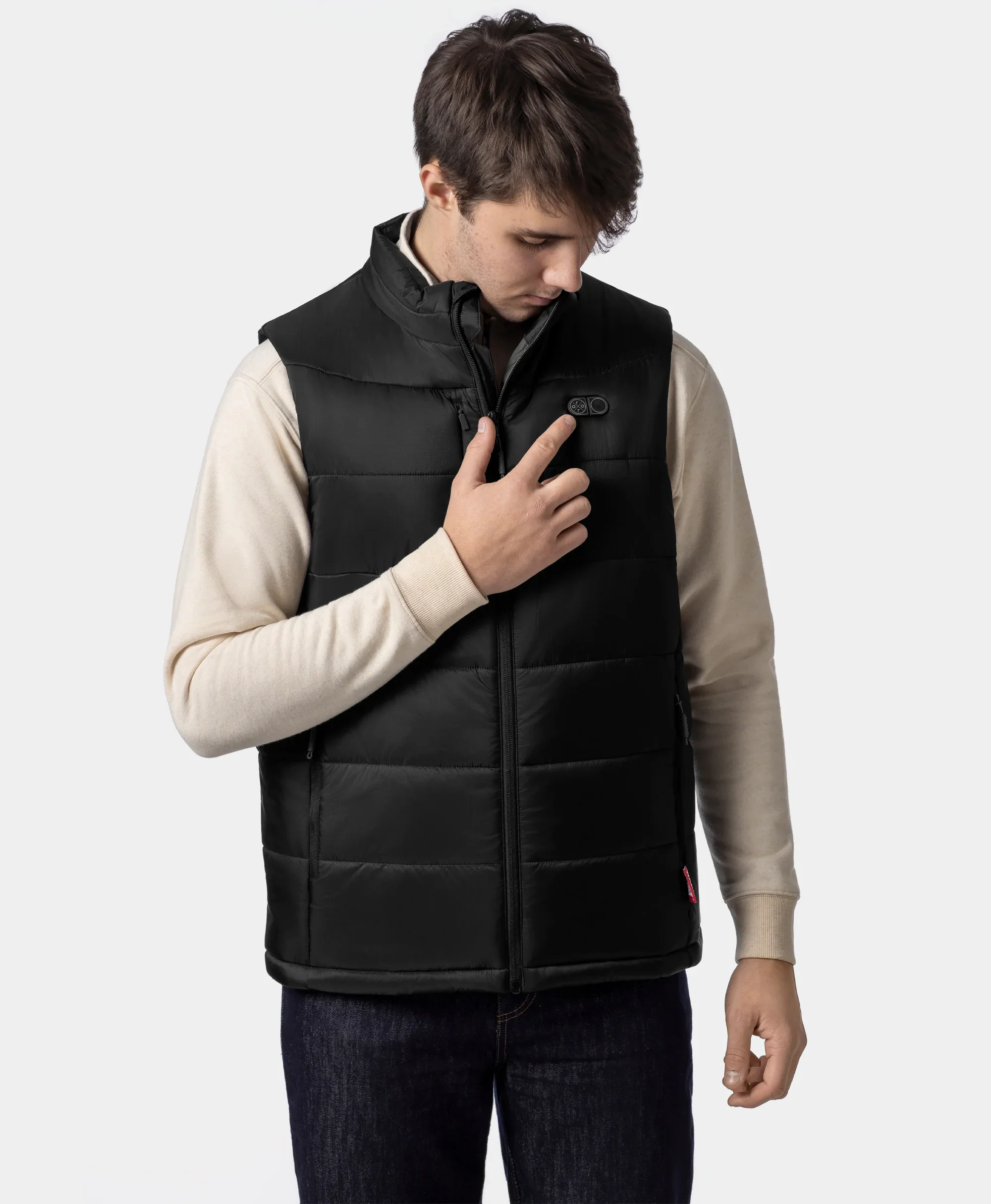 (Open-box) SureWarm® Men's 6-Zone Dual-Control Classic Pro Heated Vest (Battery Set Not Included) - Image 4