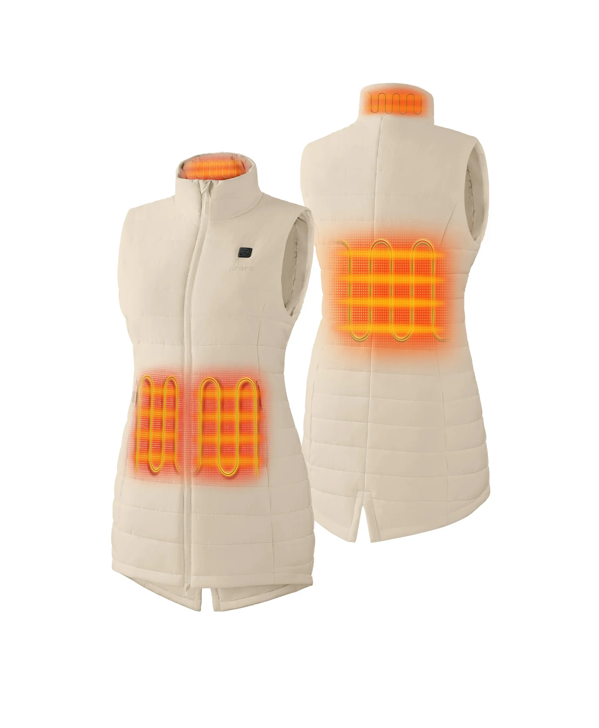 Tribeca Women's Heated Long Puffer Vest (Apparel Only) - Image 46