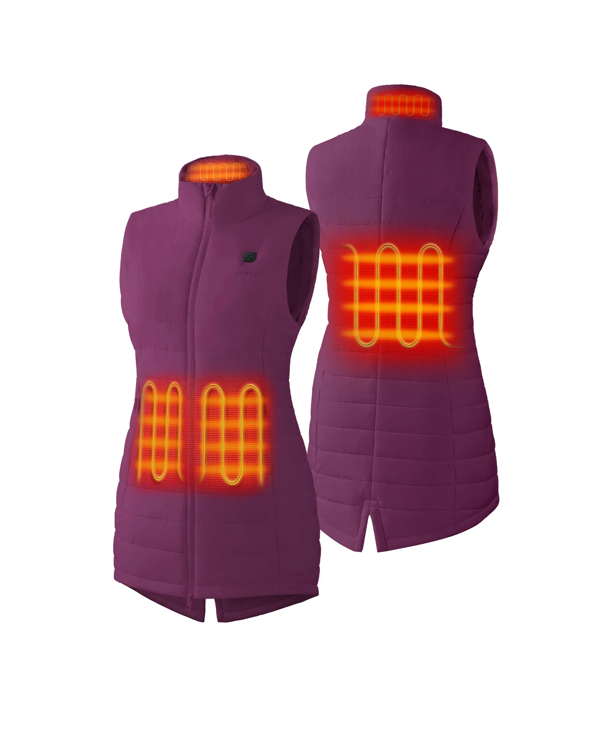 Tribeca Women's Heated Long Puffer Vest (Apparel Only) - Image 37