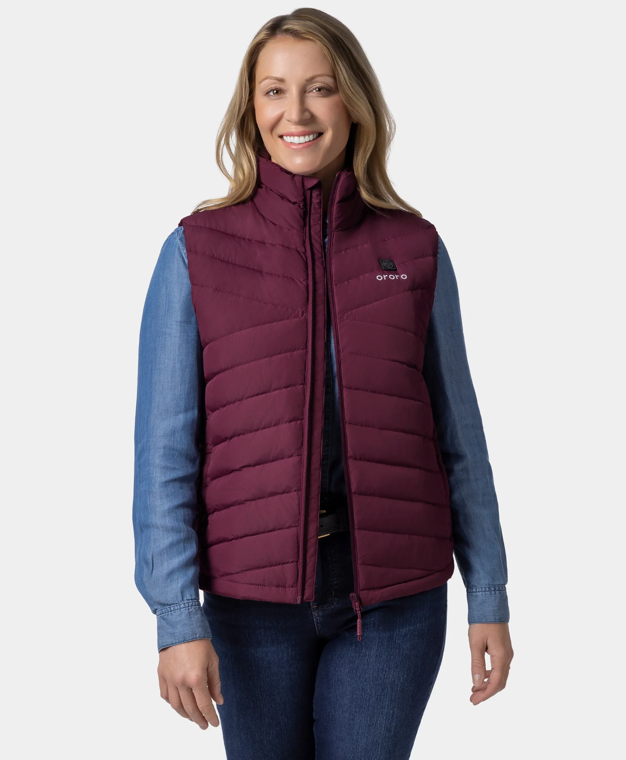 (Open-box) Women's Heated Lightweight Down Vest (Battery Set Not Included) - Image 16