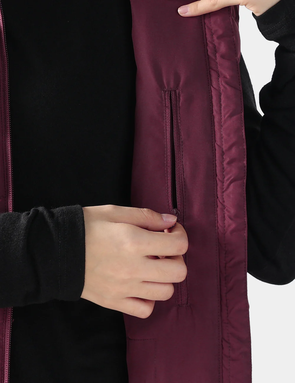 (Open-box) Women's Heated Lightweight Down Vest (Battery Set Not Included) - Image 21