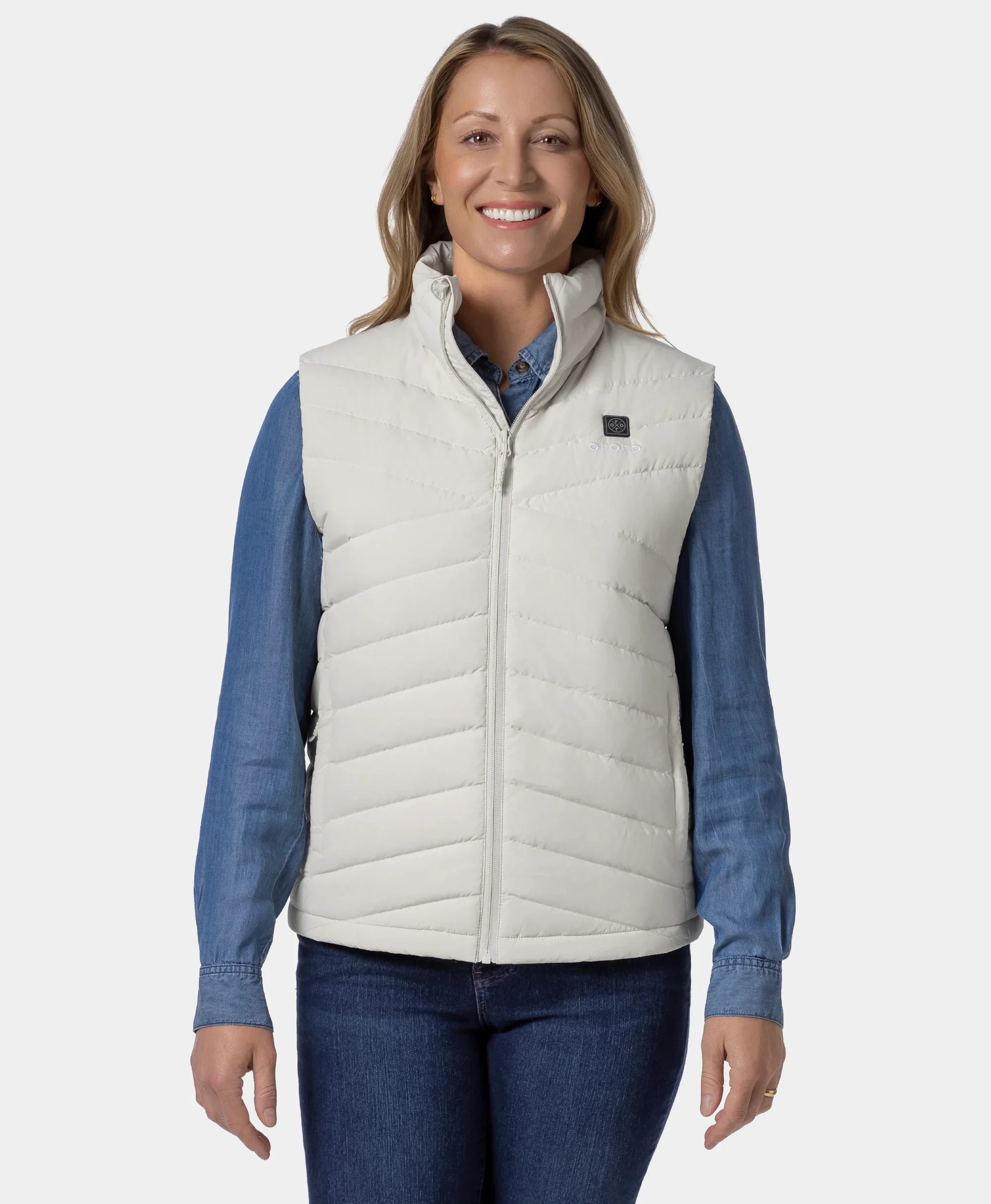 (Open-box) Women's Heated Lightweight Down Vest (Battery Set Not Included) - Image 28