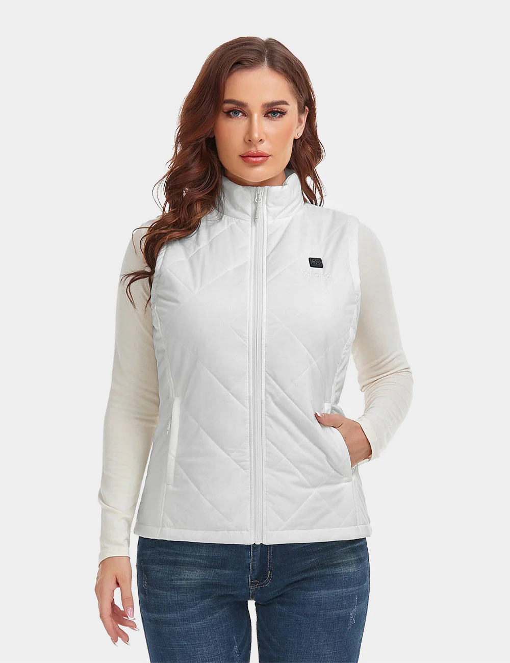 (Open-box) Women's Heated Quilted Vest (Battery Set Not Included) - Image 14