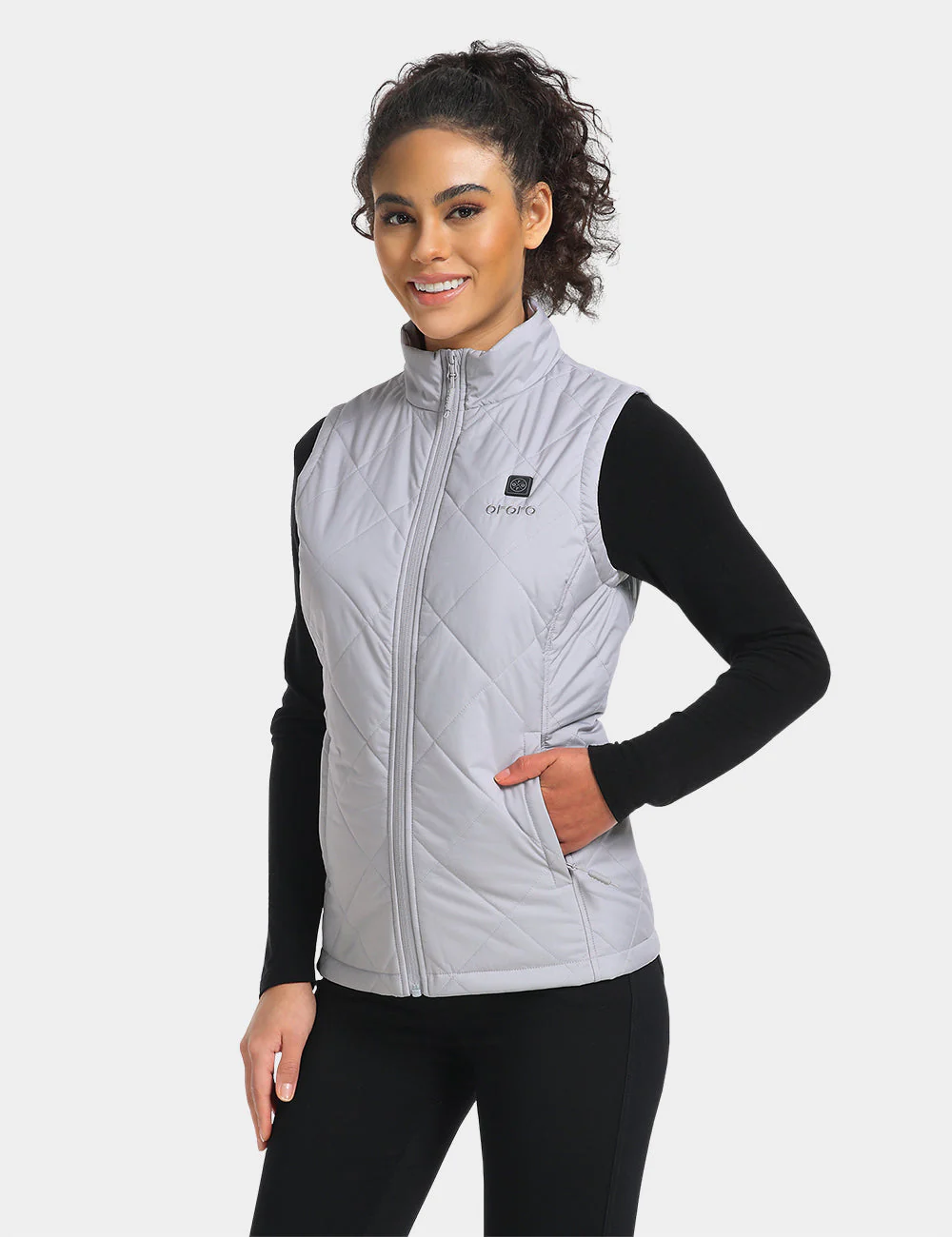 (Open-box) Women's Heated Quilted Vest (Battery Set Not Included) - Image 46