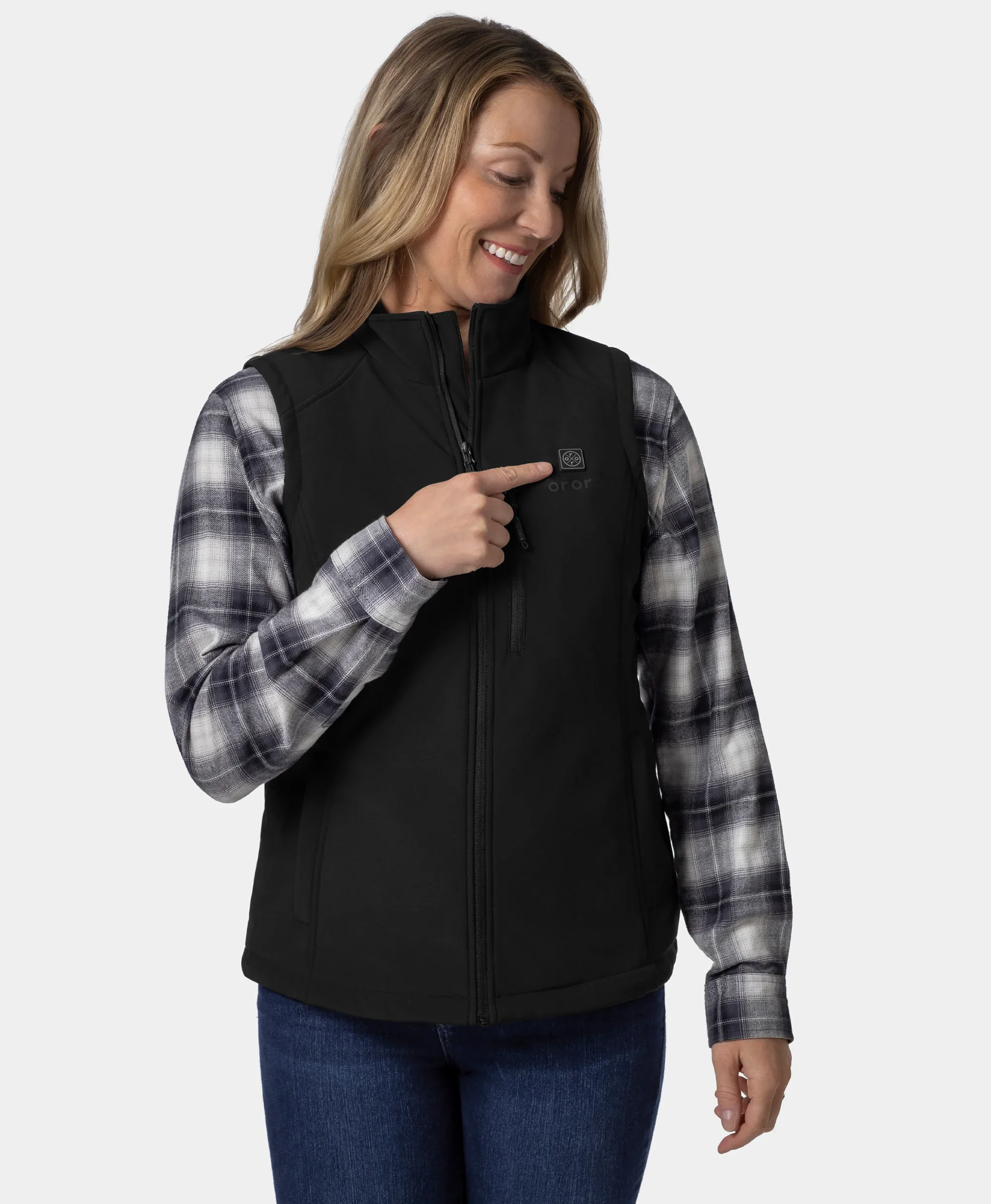 (Open-box) Women's Heated Softshell Vest - Lower Back Heating (Battery Set Not Included) - Image 6