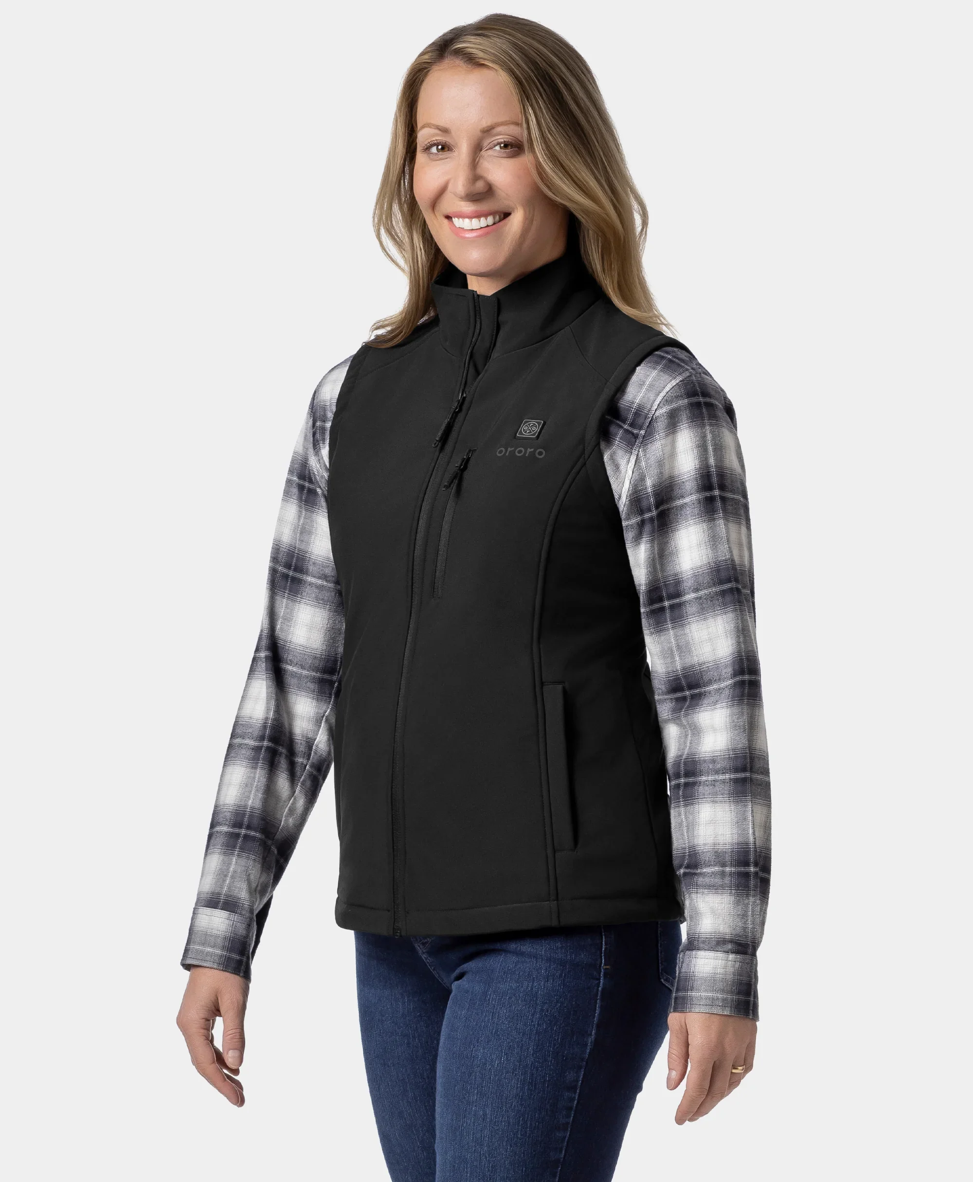 (Open-box) Women's Heated Softshell Vest - Lower Back Heating (Battery Set Not Included) - Image 7