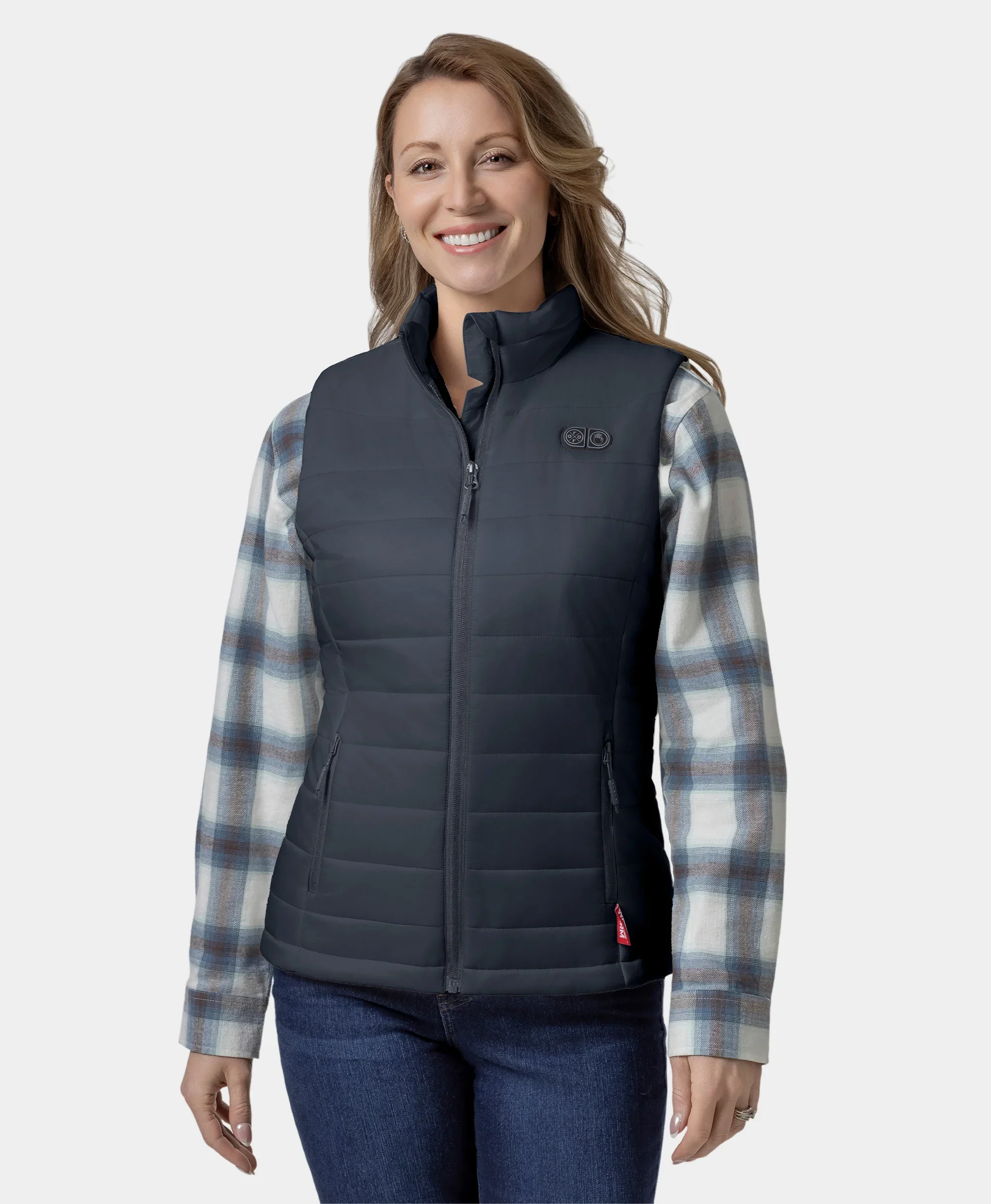 SureWarm® Women's 7-Zone Dual-Control Classic Pro Heated Vest (Lower Back Heating)