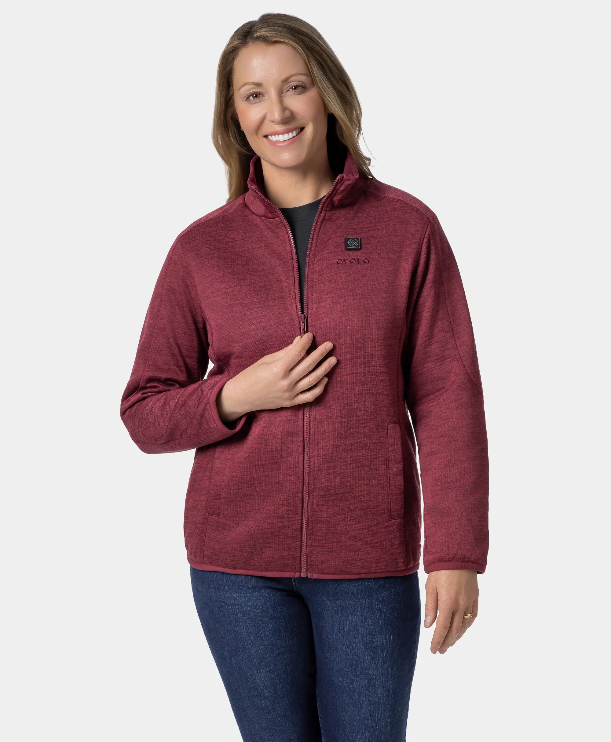 Women's Heated Full-Zip Fleece Jacket - Image 30