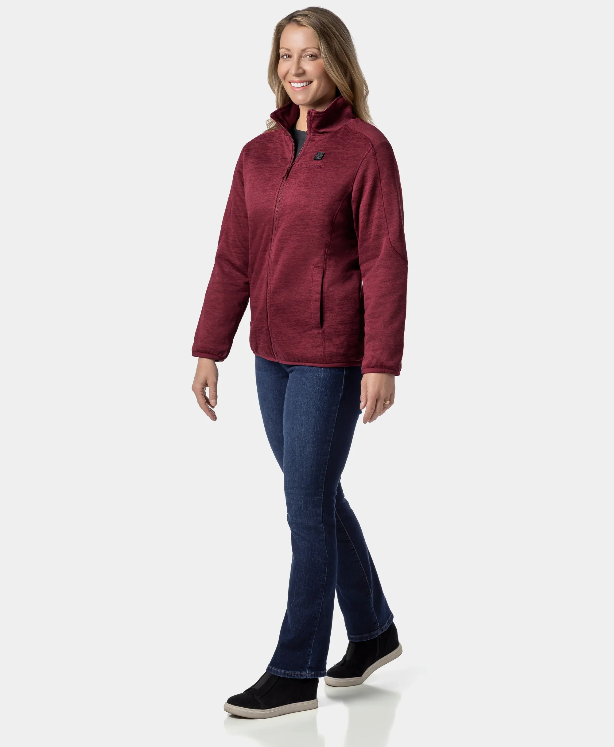 Women's Heated Full-Zip Fleece Jacket - Image 31