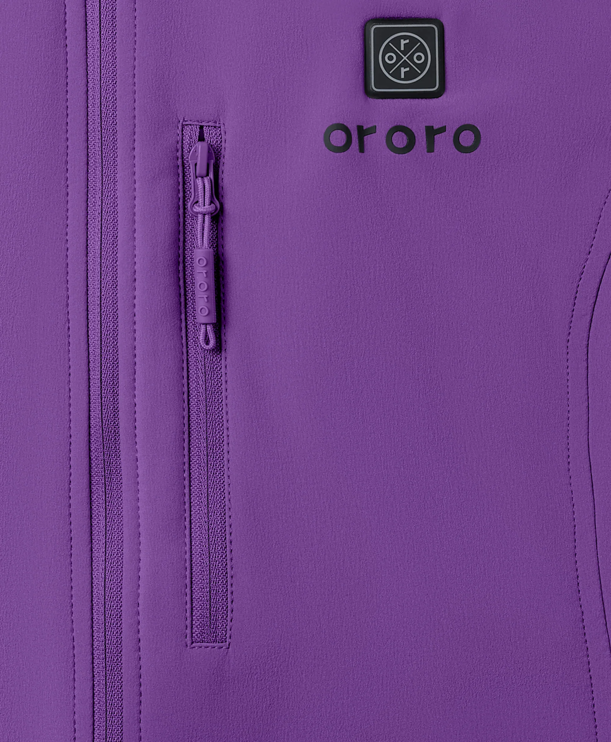 Women's 4-Zone Heated Softshell Vest (Purple) - WKC 150th Anniversary Edition - Image 7