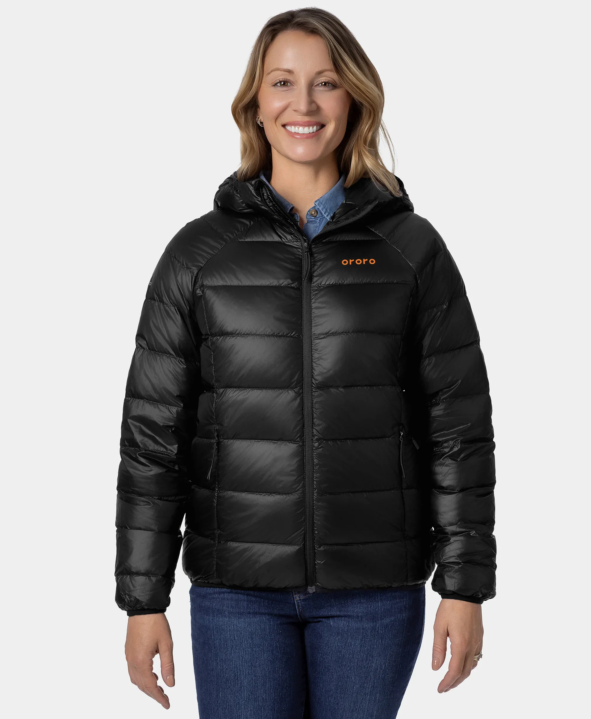 Aero Women's 4-Zone Packable Heated Down Jacket - Image 11